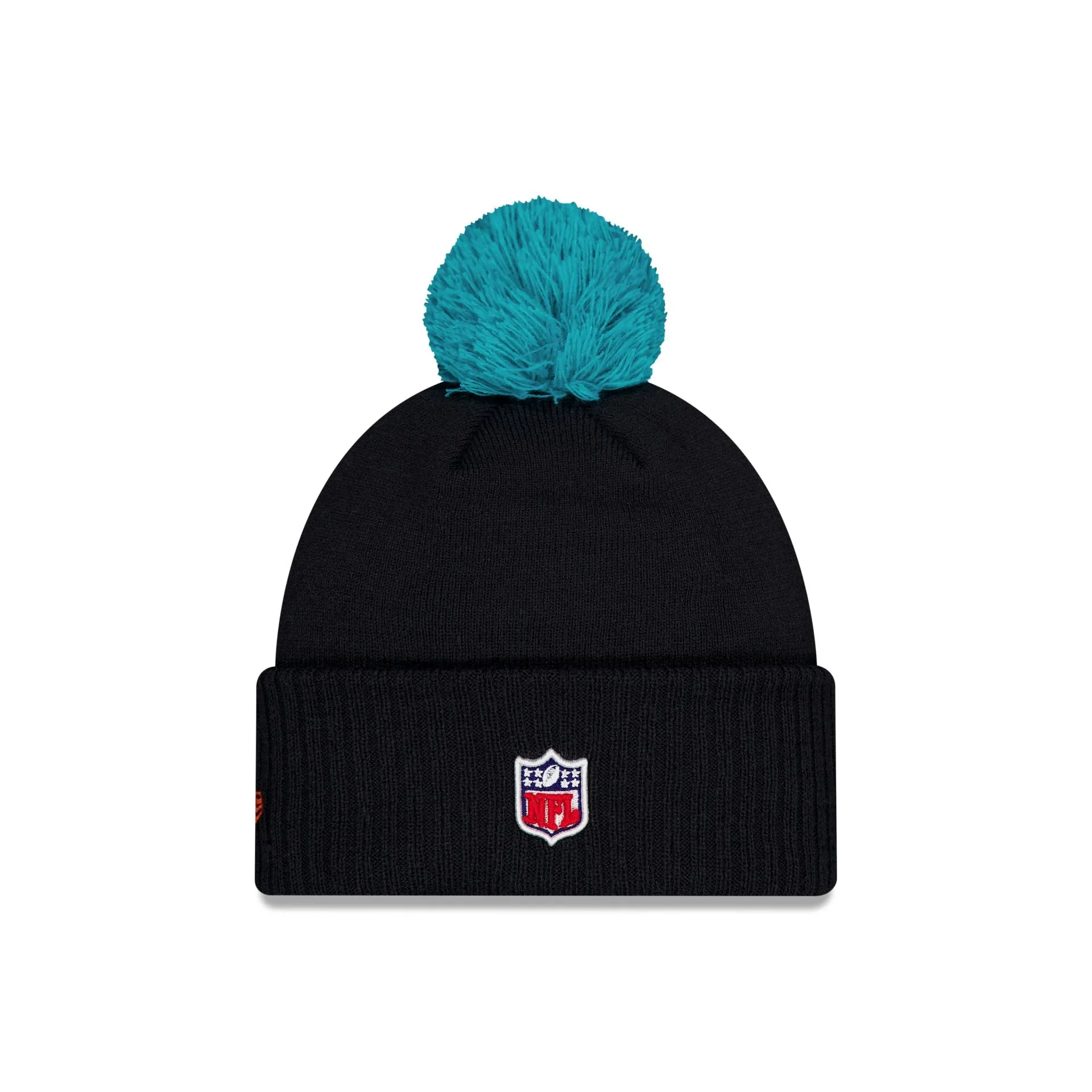 Miami Dolphins 2025 NFL Rivalries Pom Knit Hat sold by New Era product image thumbnail 3