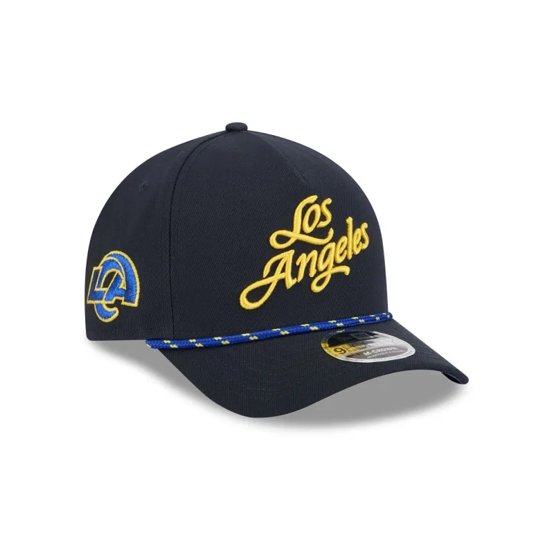 Los Angeles Rams 2025 NFL Rivalries 9FORTY M-Crown A-Frame Snapback Hat sold by New Era