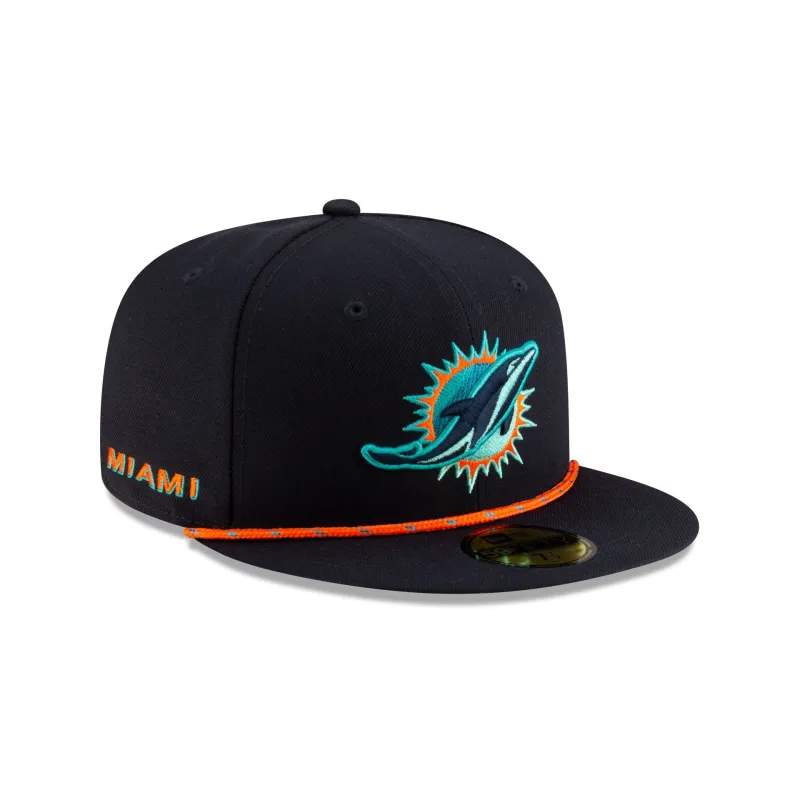 Miami Dolphins 2025 NFL Rivalries 59FIFTY Fitted Hat made by New Era