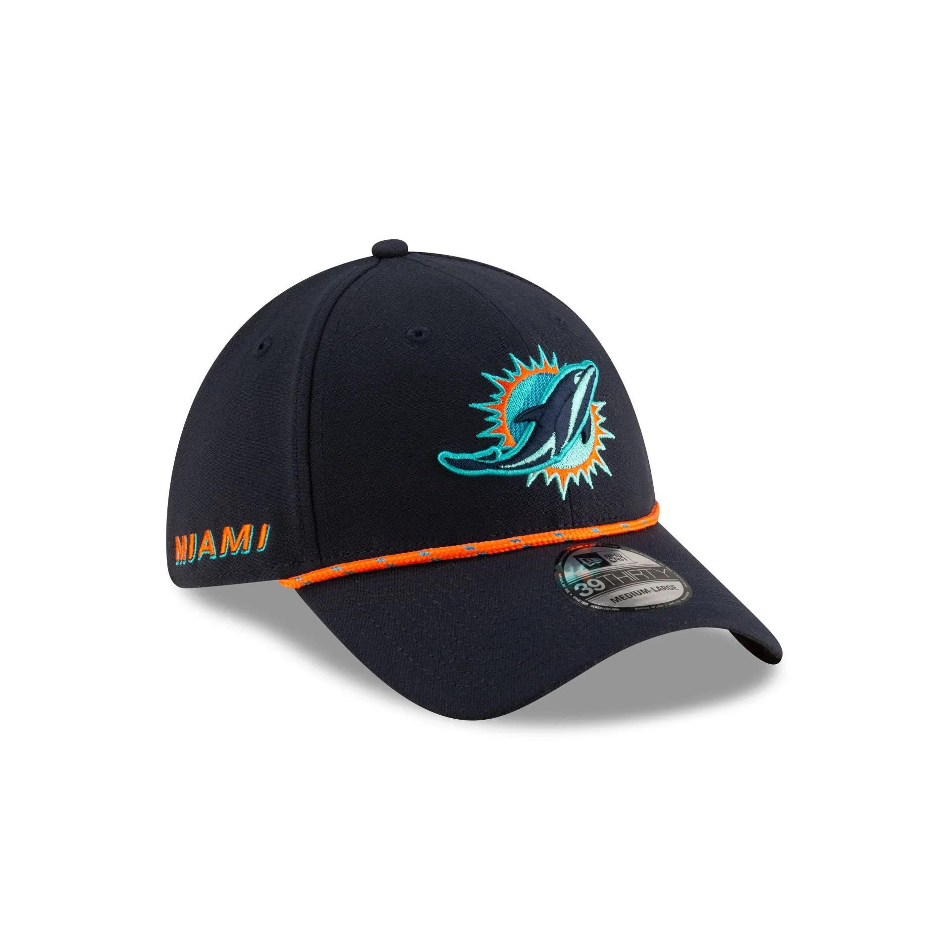 Miami Dolphins 2025 NFL Rivalries 39THIRTY Stretch Fit Hat sold by New Era