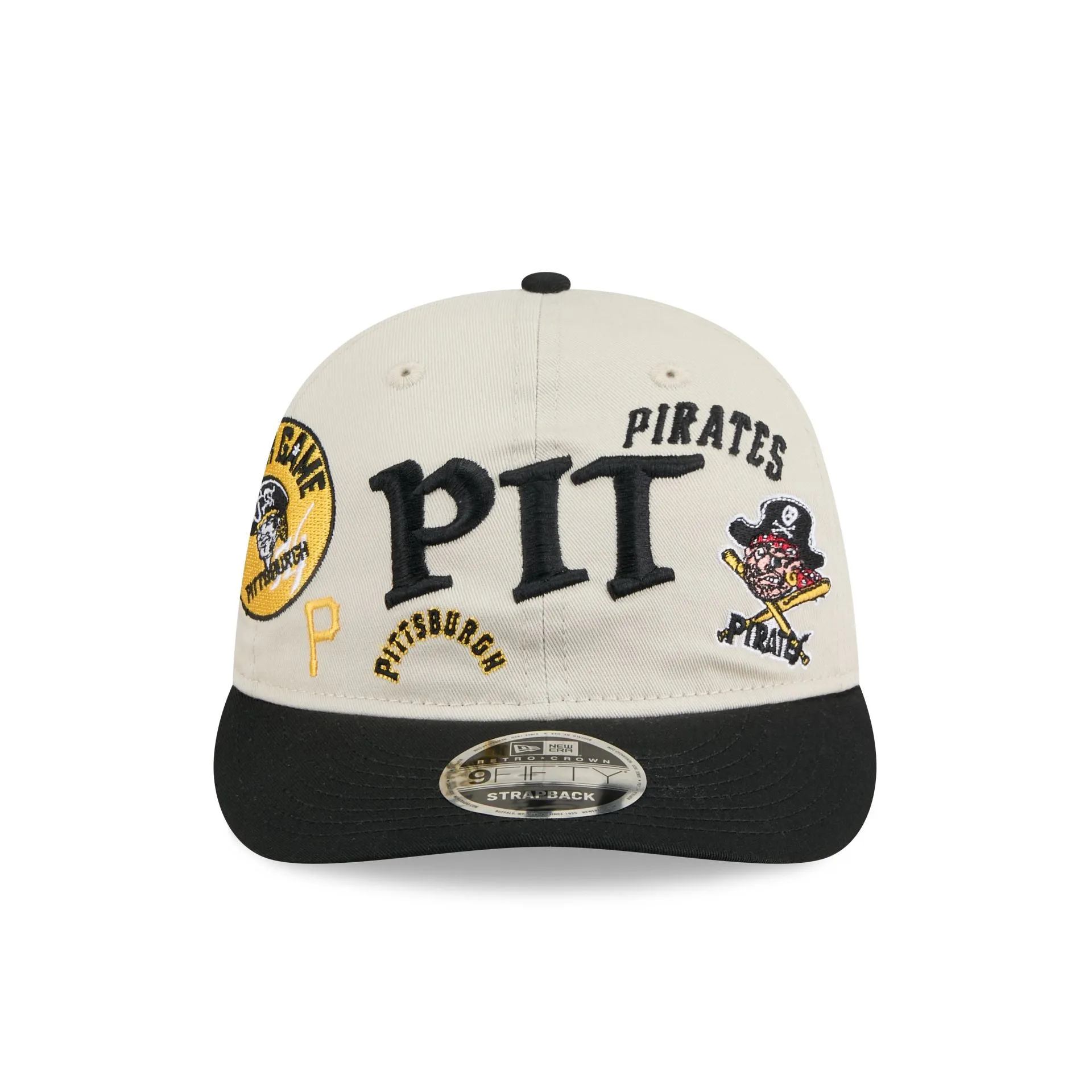Pittsburgh Pirates Scattered Patches Retro Crown 9FIFTY Snapback Hat sold by New Era product image thumbnail 2