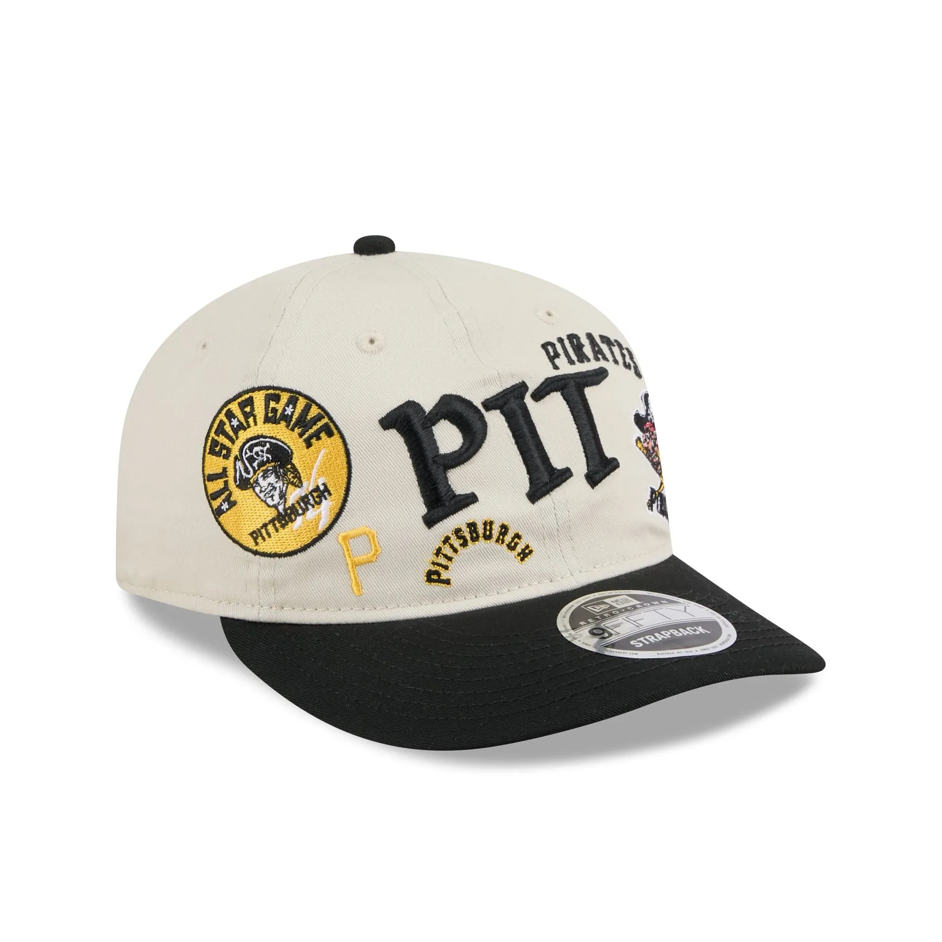 Pittsburgh Pirates Scattered Patches Retro Crown 9FIFTY Snapback Hat sold by New Era product image thumbnail 3