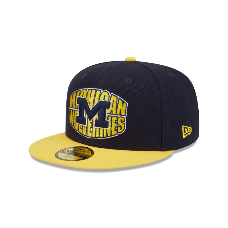 Michigan Wolverines Classic Tones 59FIFTY Fitted Hat sold by New Era