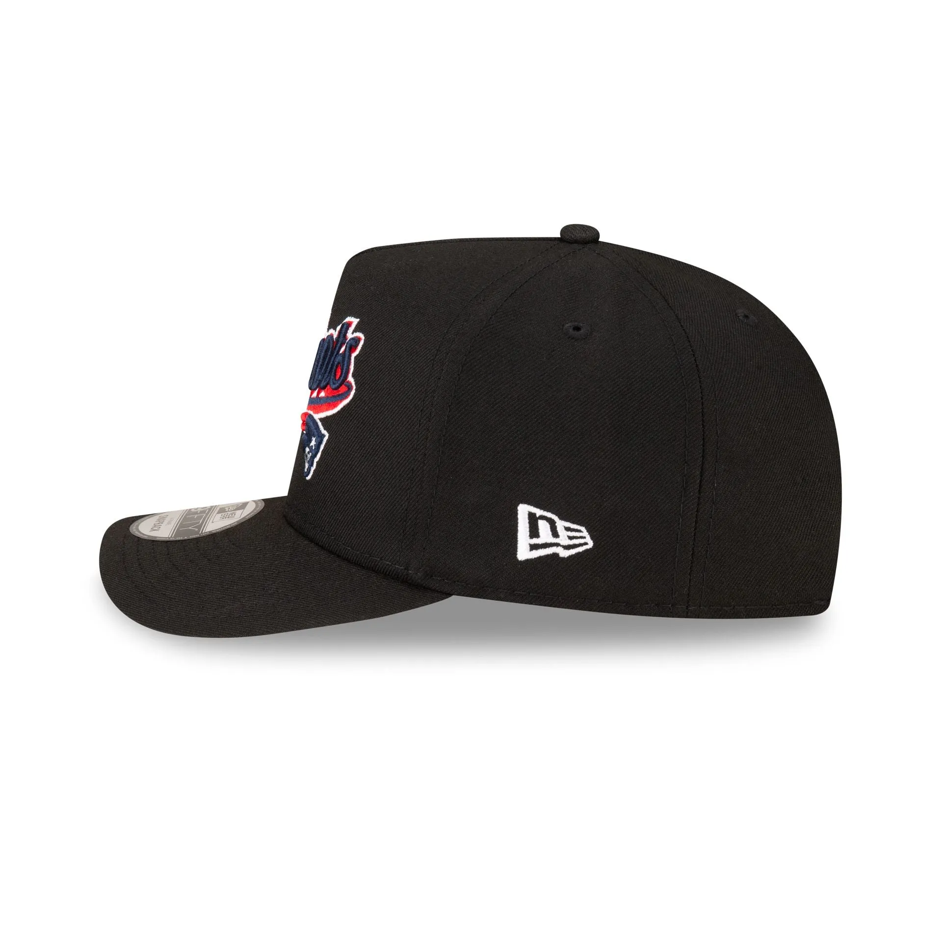Born x Raised x New England Patriots Script Black 9FIFTY A-Frame Snapback Hat sold by New Era product image thumbnail 4