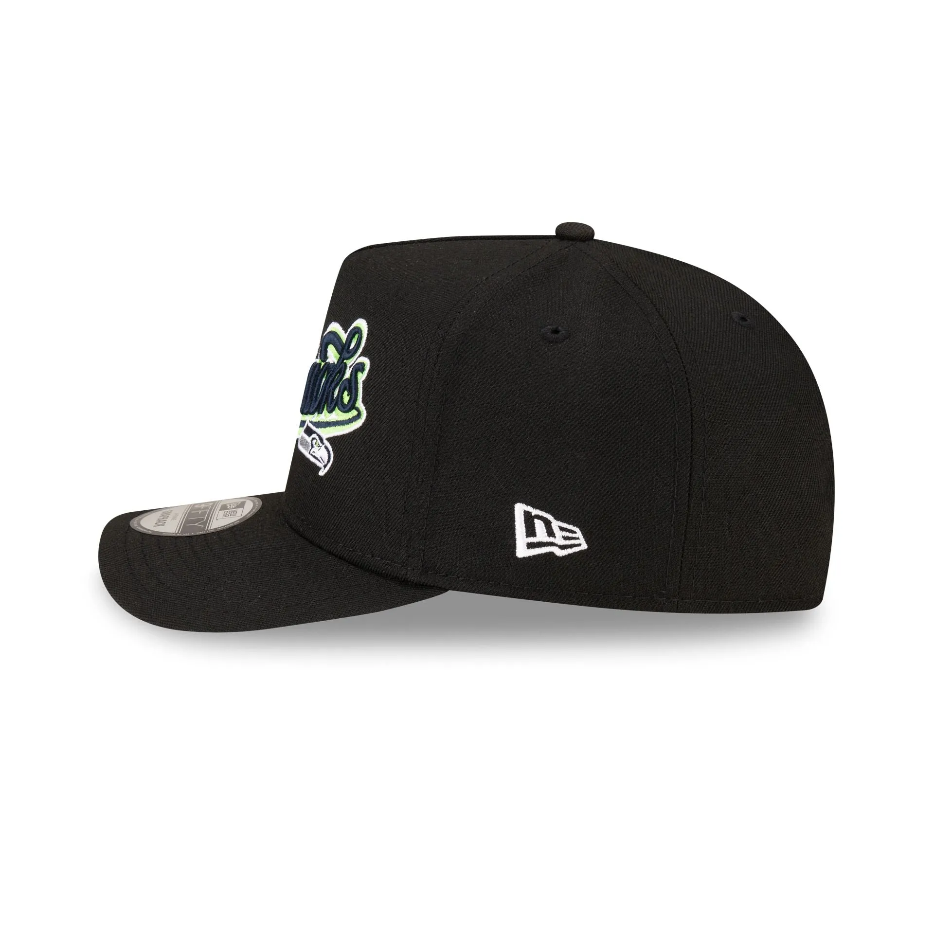 Born x Raised x Seattle Seahawks Script Black 9FIFTY A-Frame Snapback Hat sold by New Era product image thumbnail 4