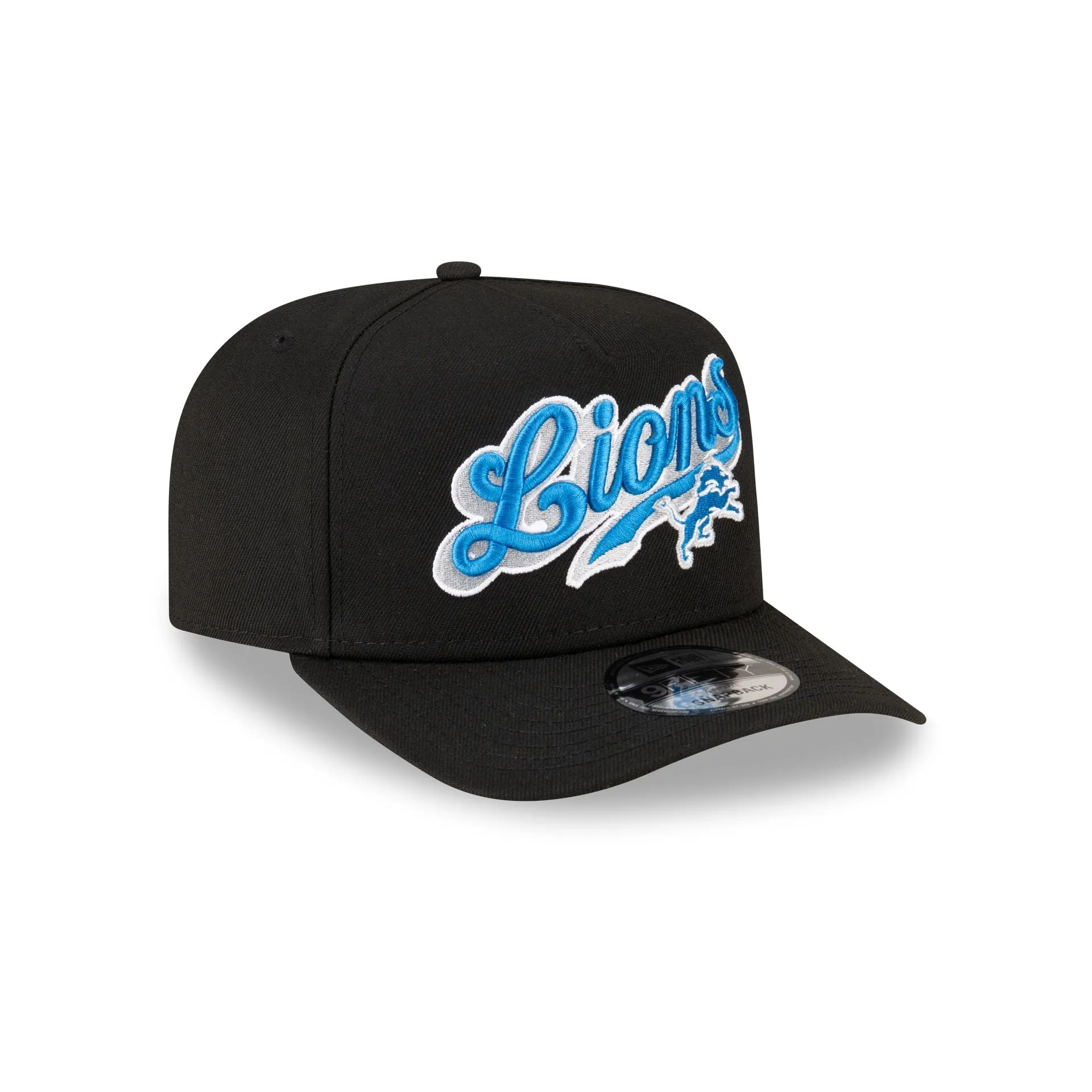 Born x Raised x Detroit Lions Script Black 9FIFTY A-Frame Snapback Hat sold by New Era product image thumbnail 3