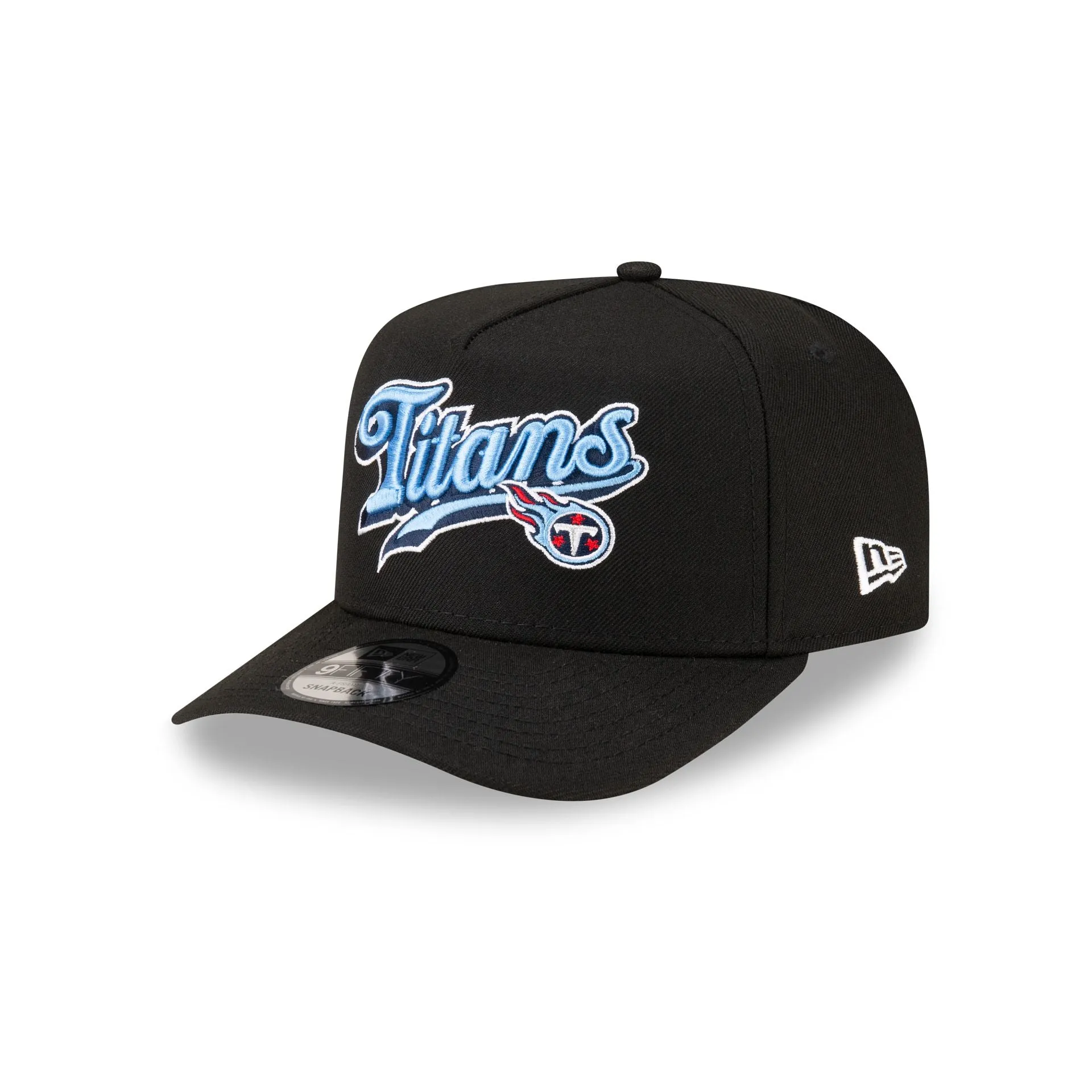 Born x Raised x Tennessee Titans Script Black 9FIFTY A-Frame Snapback Hat sold by New Era