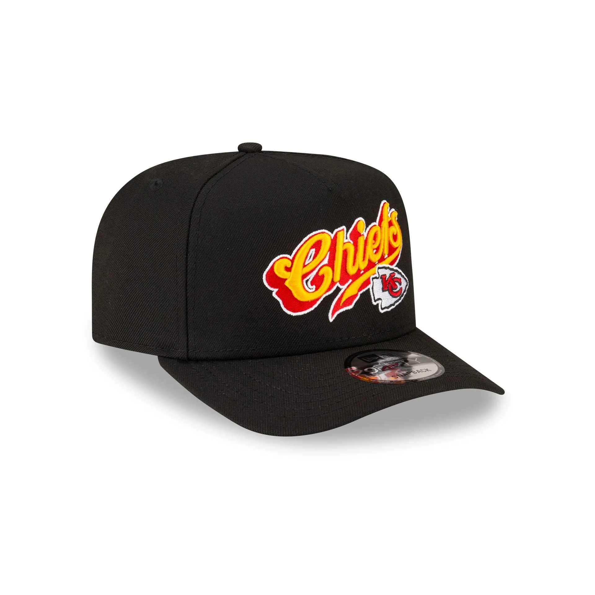 Born x Raised x Kansas City Chiefs Script Black 9FIFTY A-Frame Snapback Hat sold by New Era product image thumbnail 3