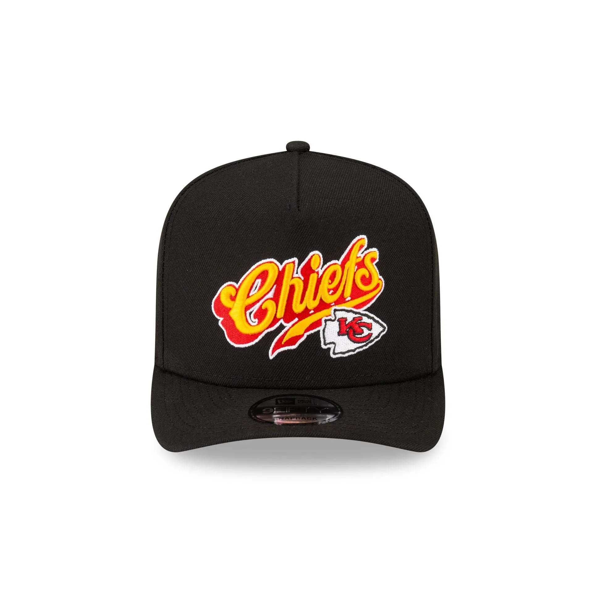 Born x Raised x Kansas City Chiefs Script Black 9FIFTY A-Frame Snapback Hat sold by New Era product image thumbnail 2