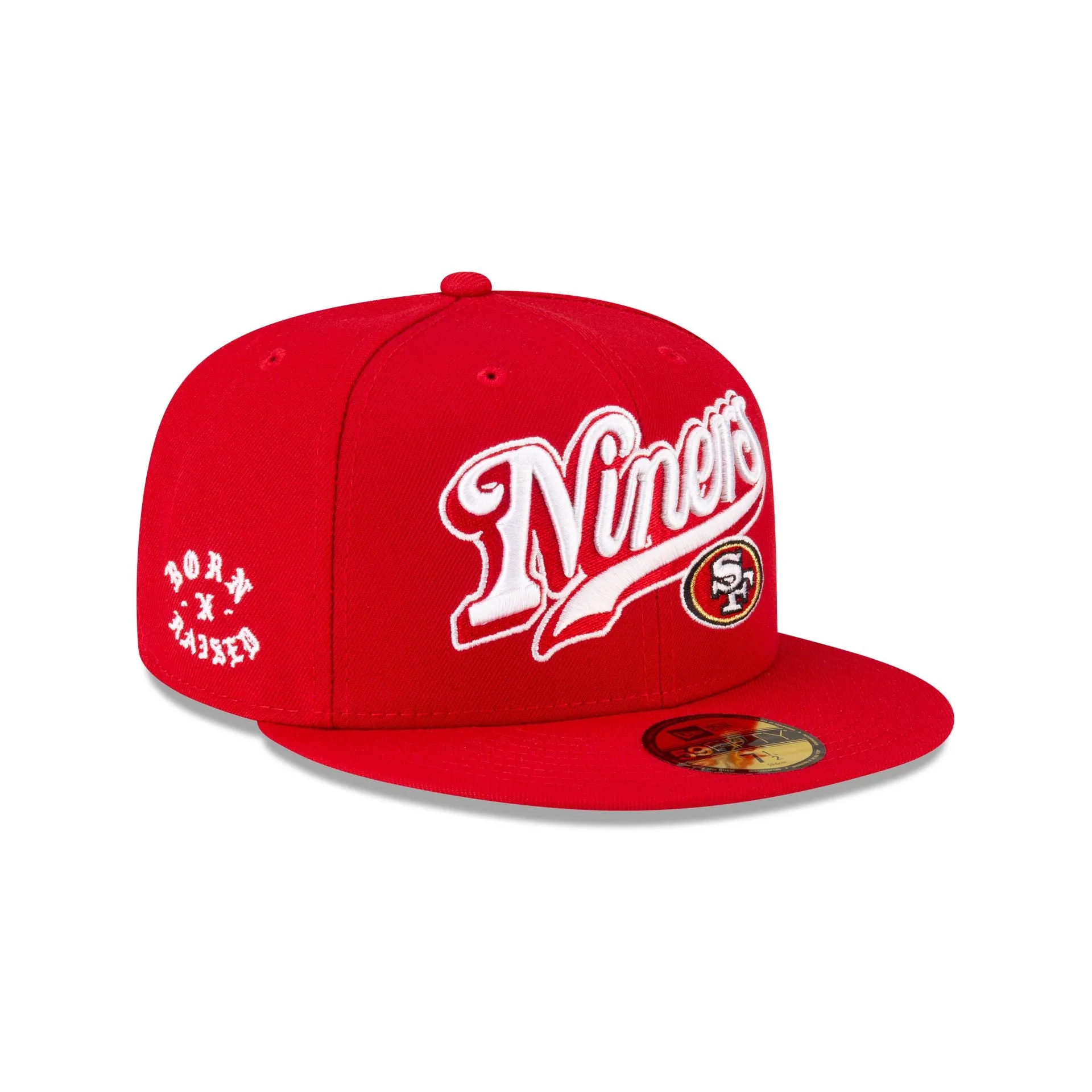 Born x Raised x San Francisco 49ers Script 59FIFTY Fitted Hat sold by New Era