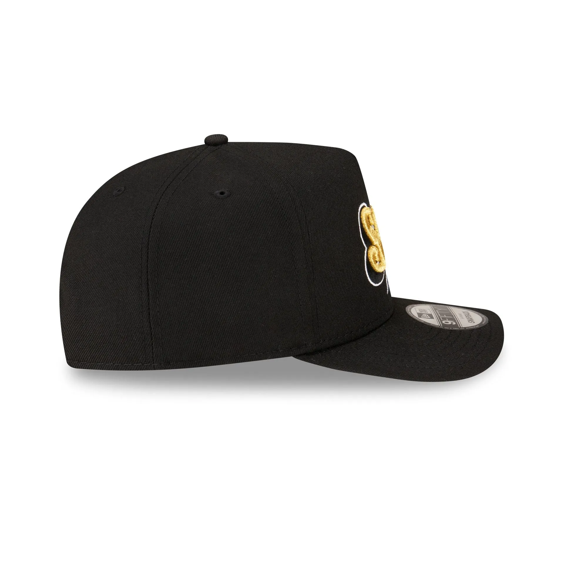 Born x Raised x New Orleans Saints Script Black 9FIFTY A-Frame Snapback Hat sold by New Era product image thumbnail 5