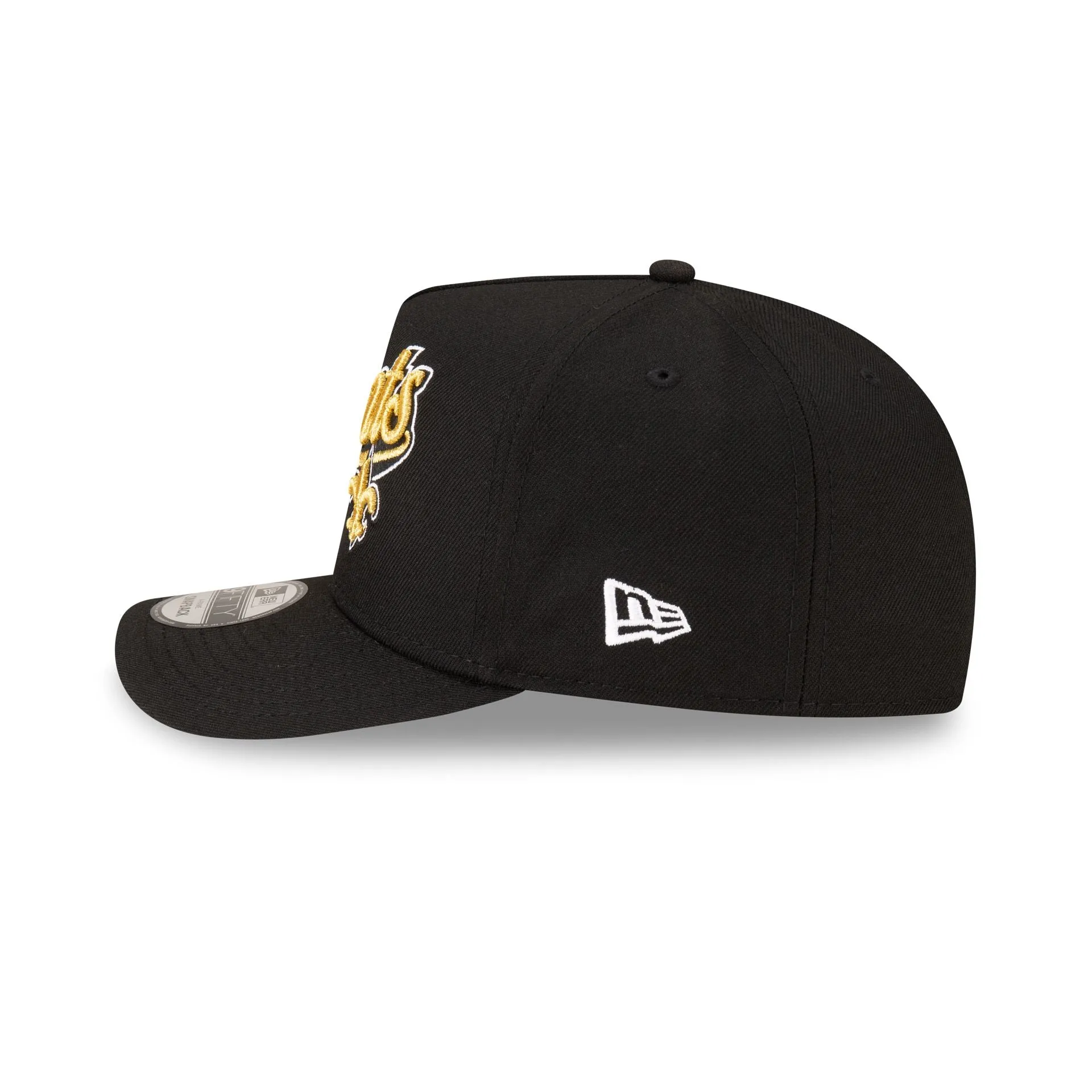Born x Raised x New Orleans Saints Script Black 9FIFTY A-Frame Snapback Hat sold by New Era product image thumbnail 4