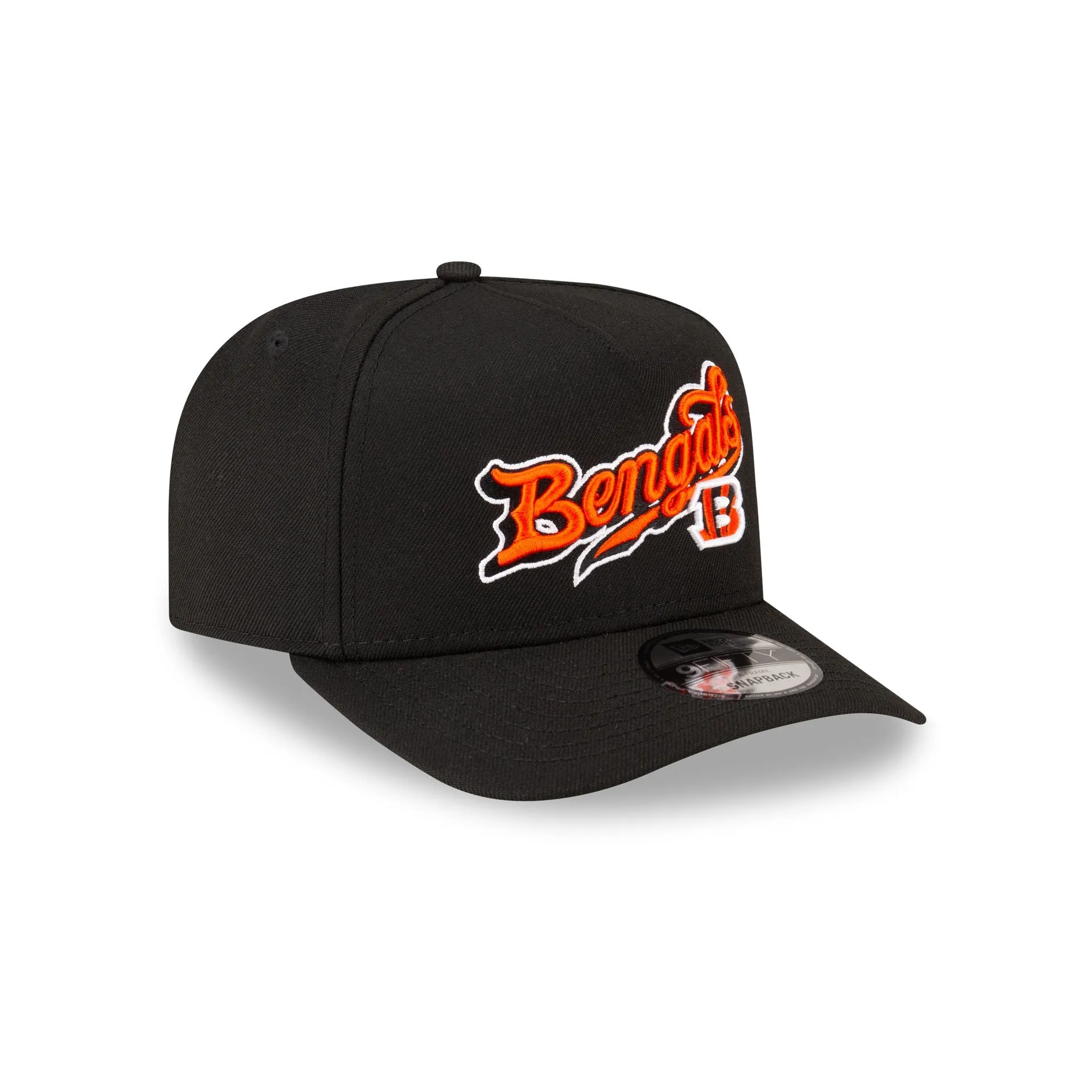 Born x Raised x Cincinnati Bengals Script Black 9FIFTY A-Frame Snapback Hat sold by New Era product image thumbnail 3