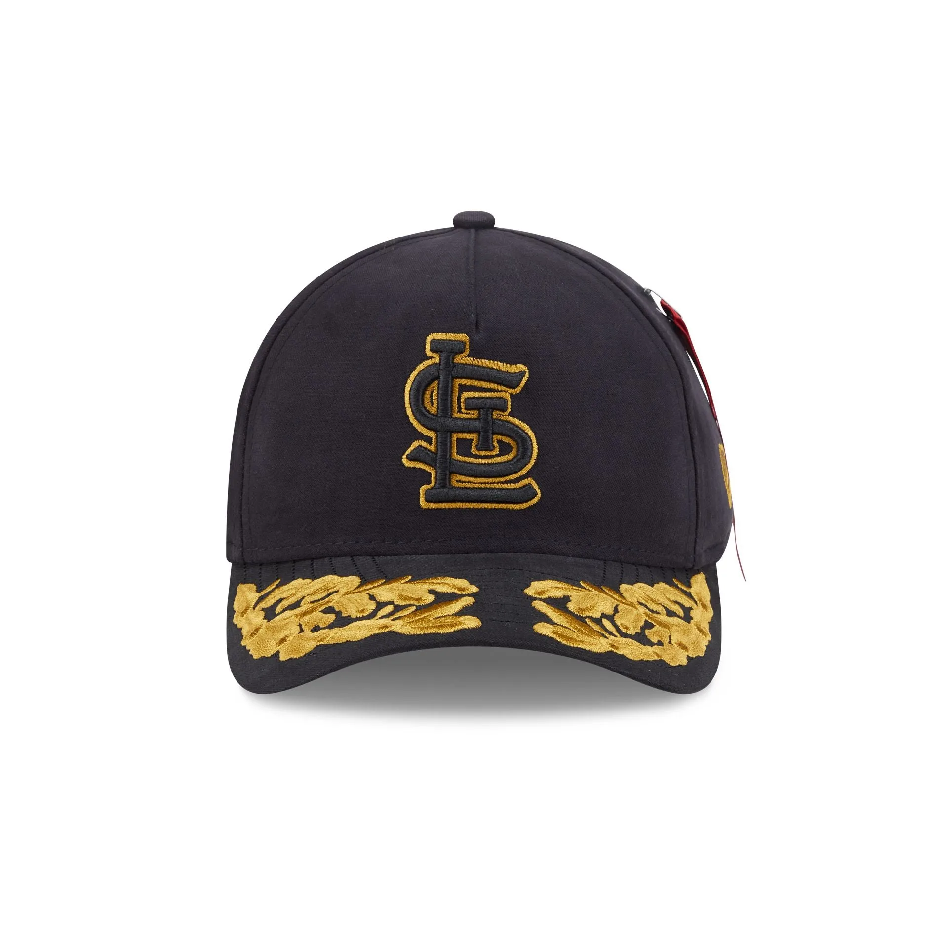 Alpha Industries x St. Louis Cardinals Black 9FORTY M-Crown A-Frame Snapback Hat sold by New Era product image thumbnail 2