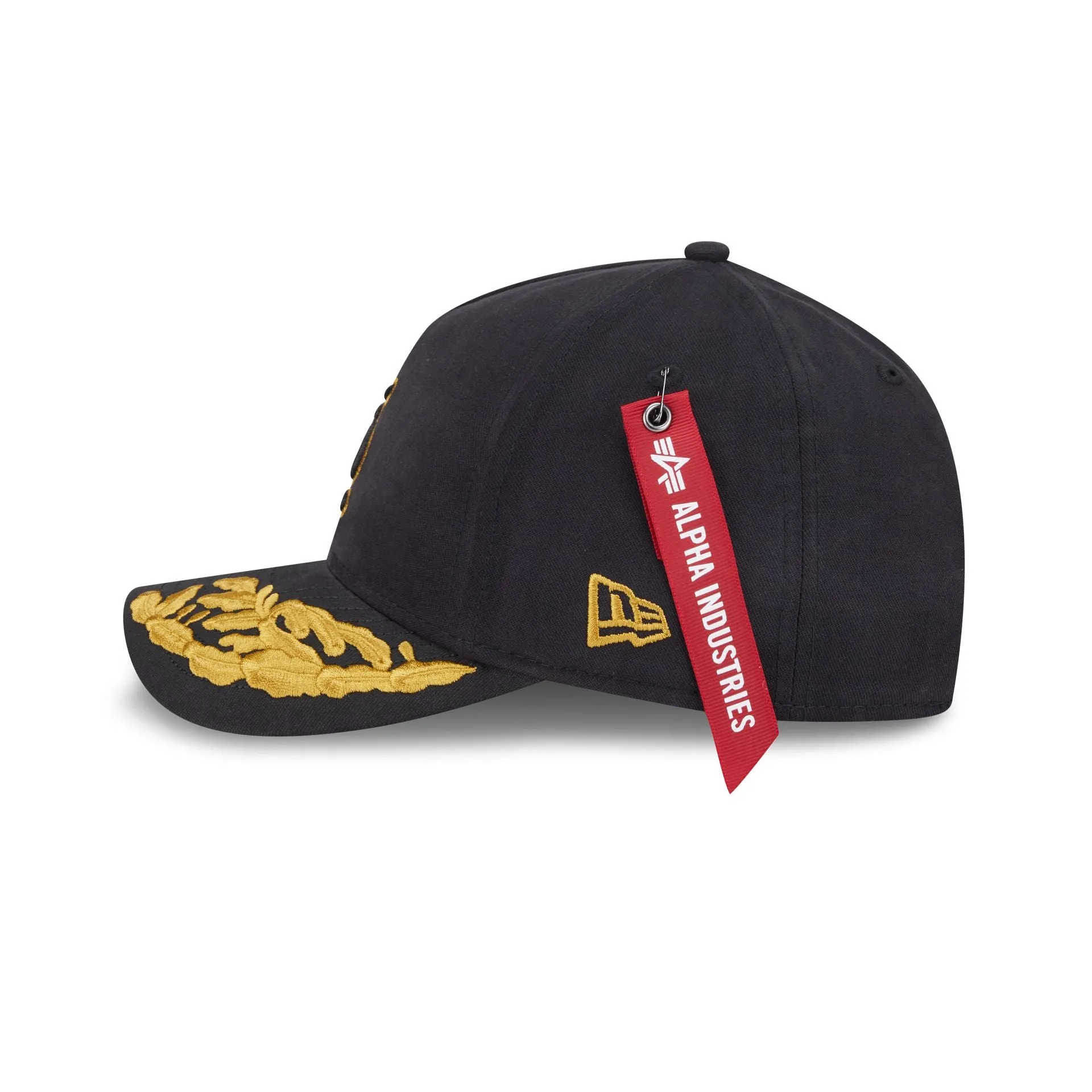 Alpha Industries x St. Louis Cardinals Black 9FORTY M-Crown A-Frame Snapback Hat sold by New Era product image thumbnail 4