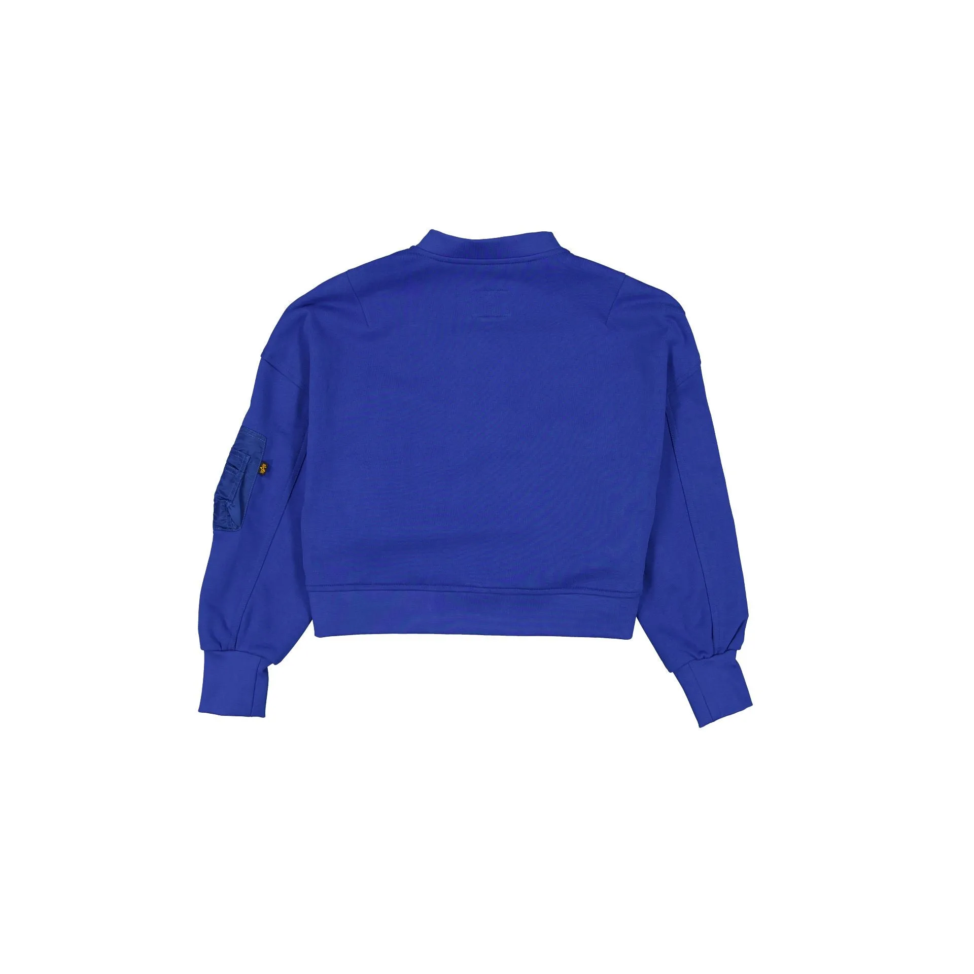 Alpha Industries x New York Mets Blue Women's Full Zip Cropped Fleece Jacket sold by New Era product image thumbnail 2