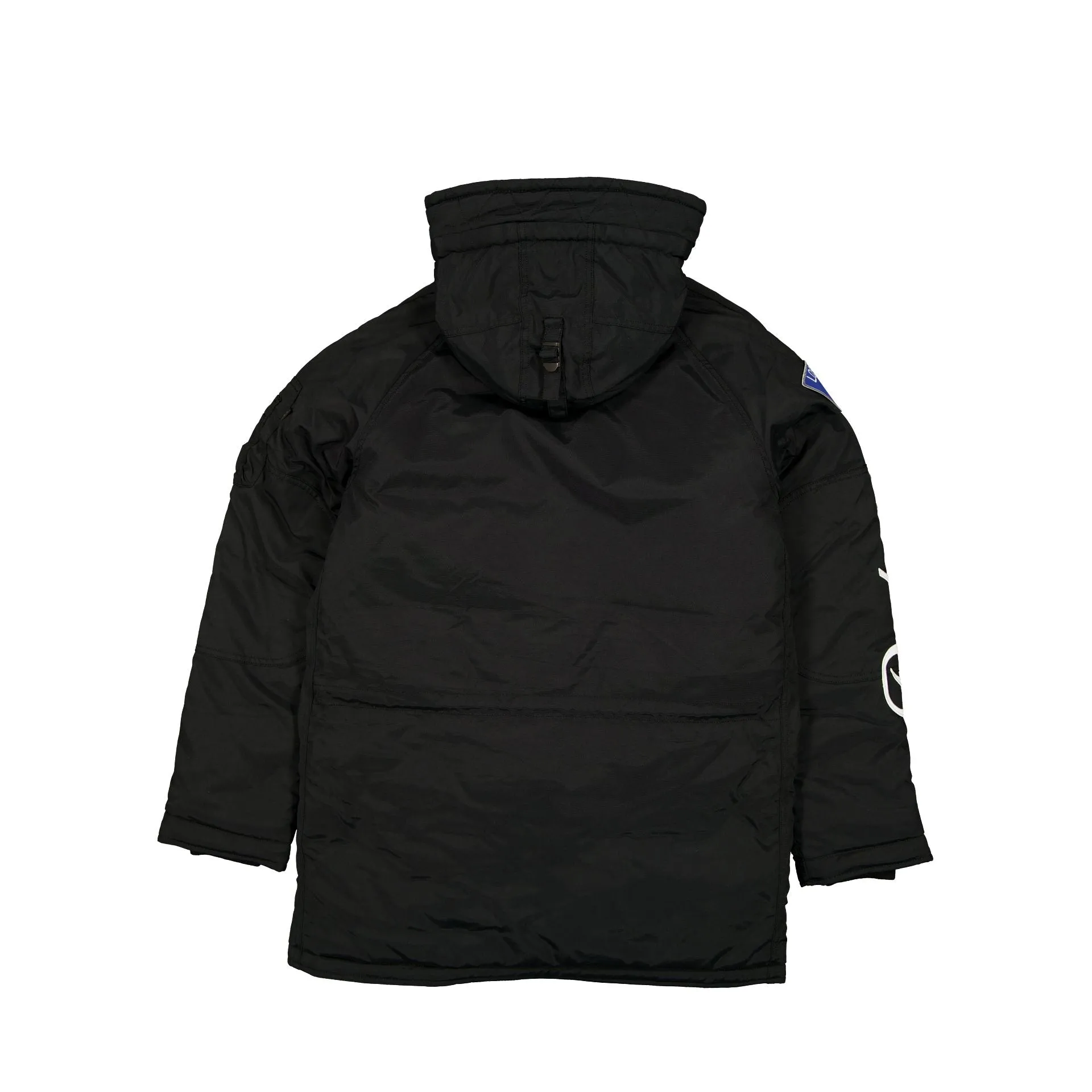 Alpha Industries x Los Angeles Dodgers Black N-3B Parka Jacket sold by New Era product image thumbnail 2