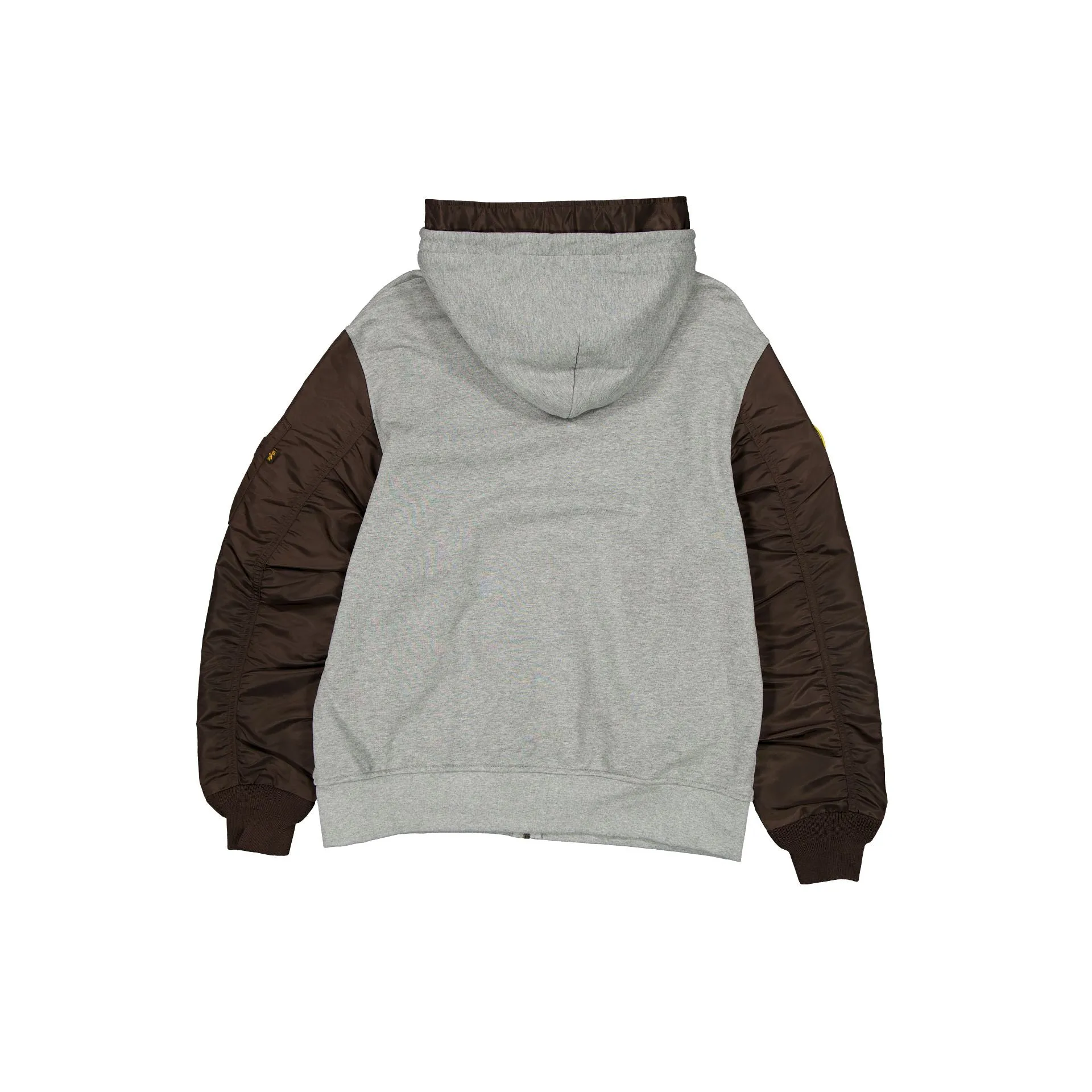 Alpha Industries x San Diego Padres Gray MA-1 Full Zip Fleece Jacket sold by New Era product image thumbnail 2