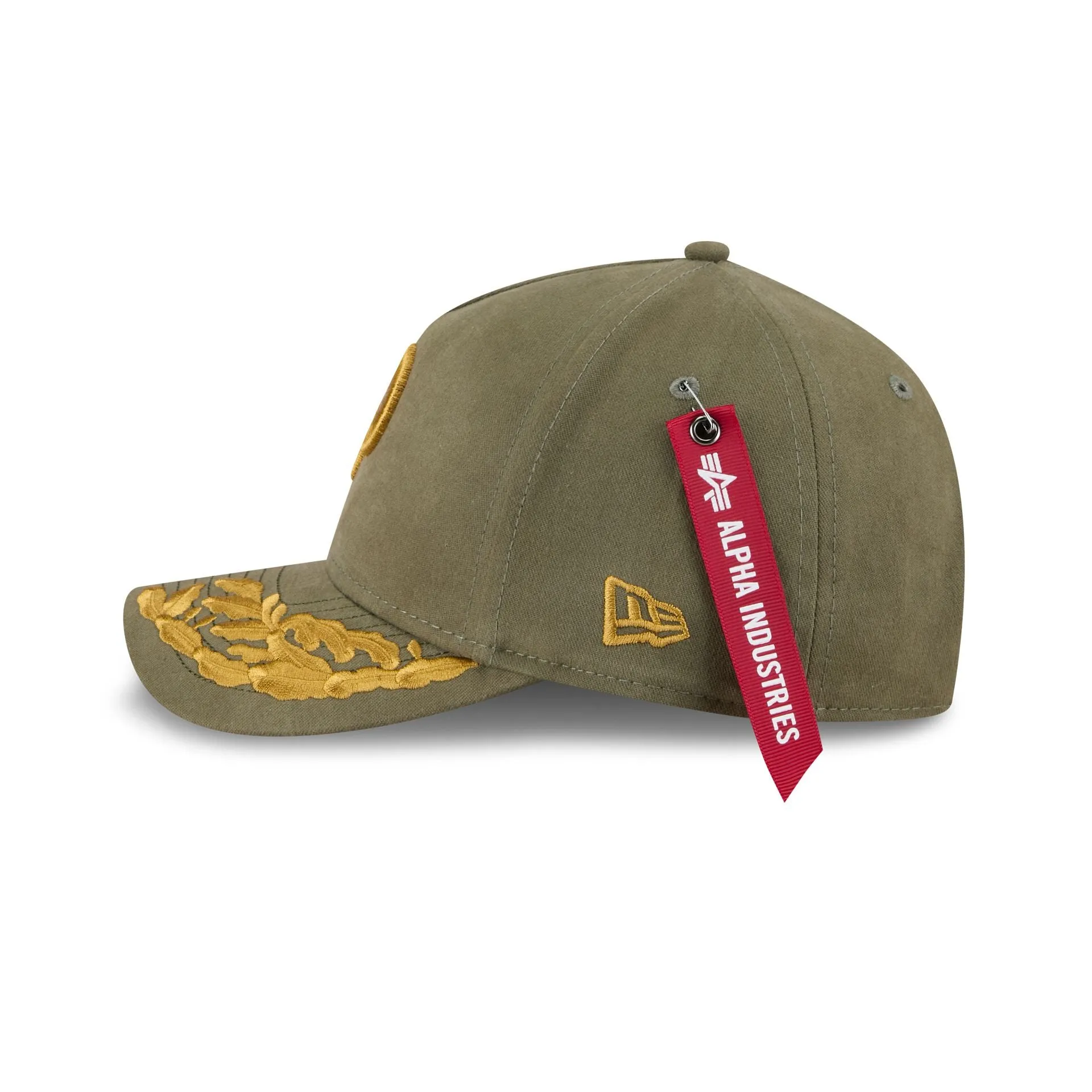 Alpha Industries x Philadelphia Phillies Olive Green 9FORTY M-Crown A-Frame Snapback Hat sold by New Era product image thumbnail 4