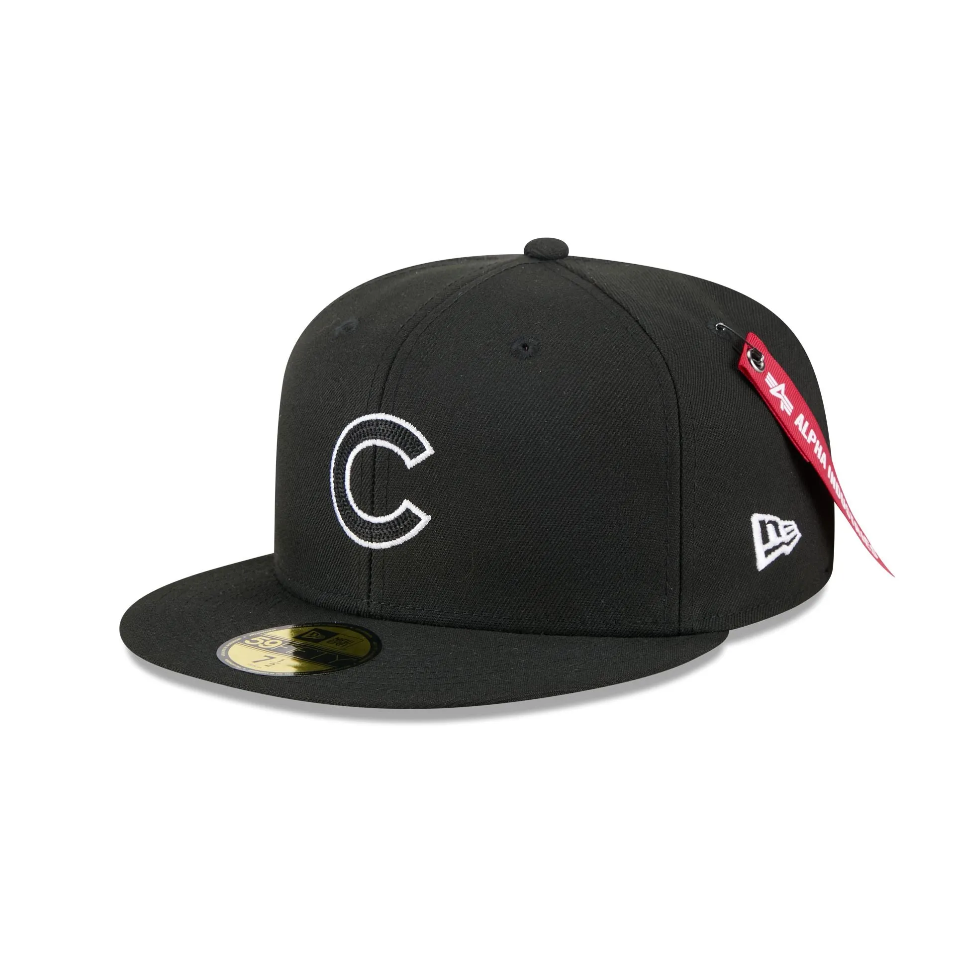 Alpha Industries x Chicago Cubs Black 59FIFTY Fitted Hat sold by New Era