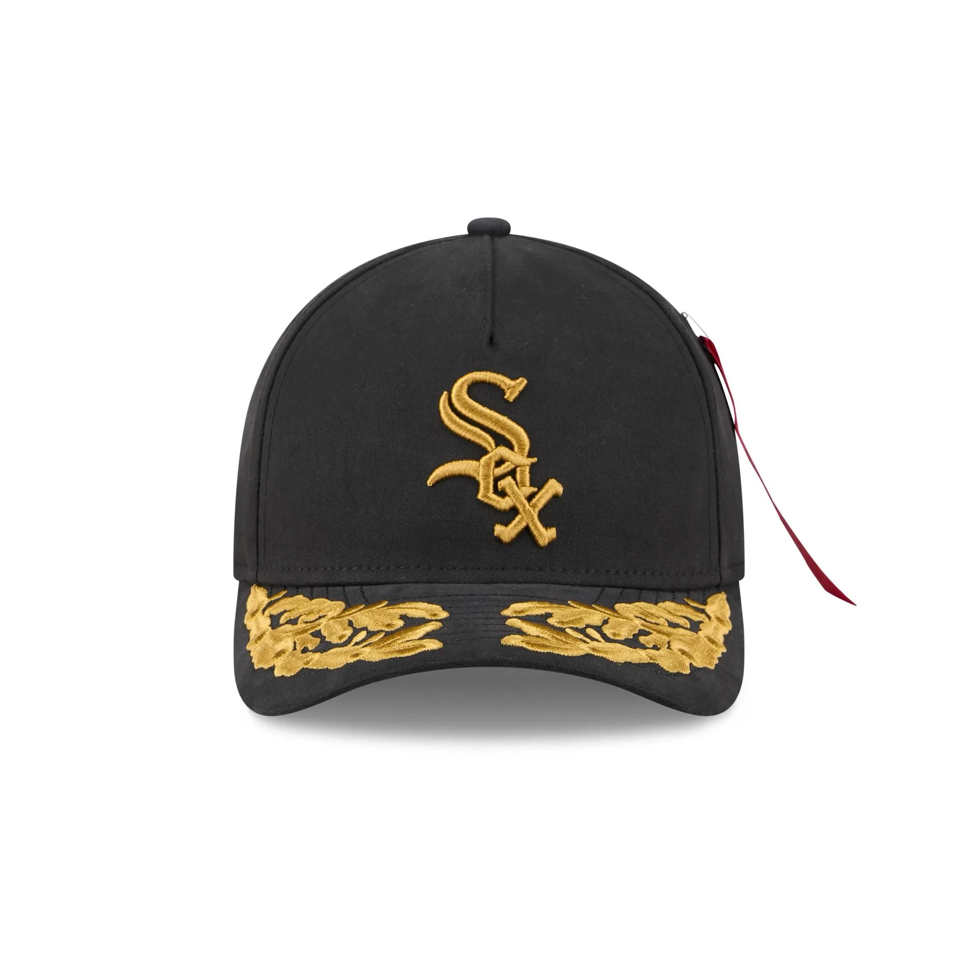 Alpha Industries x Chicago White Sox Black 9FORTY M-Crown A-Frame Snapback Hat sold by New Era product image thumbnail 2