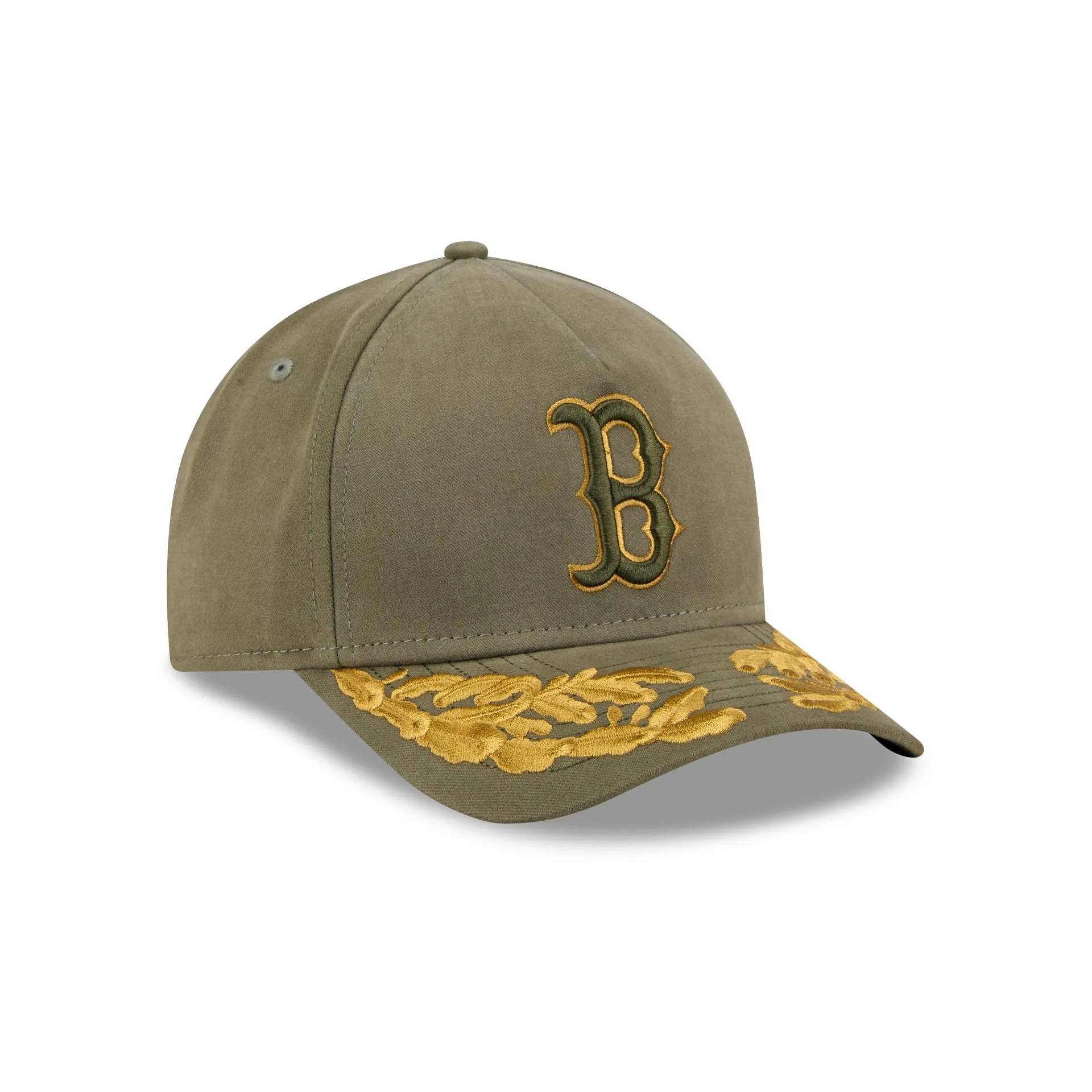 Alpha Industries x Boston Red Sox Olive Green 9FORTY M-Crown A-Frame Snapback Hat sold by New Era product image thumbnail 3