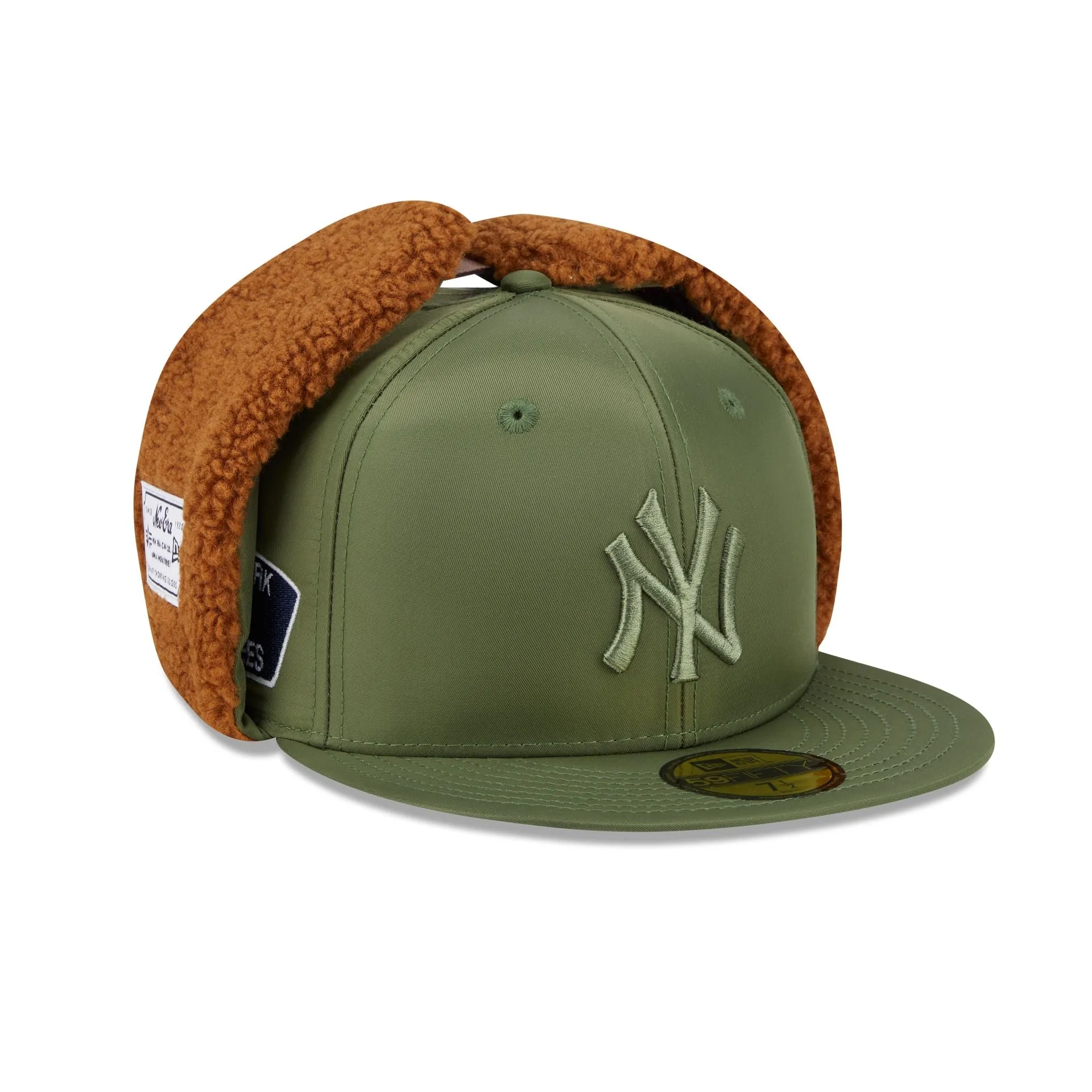 Alpha Industries x New York Yankees Olive Green Dog Ear 59FIFTY Fitted Hat sold by New Era product image thumbnail 3