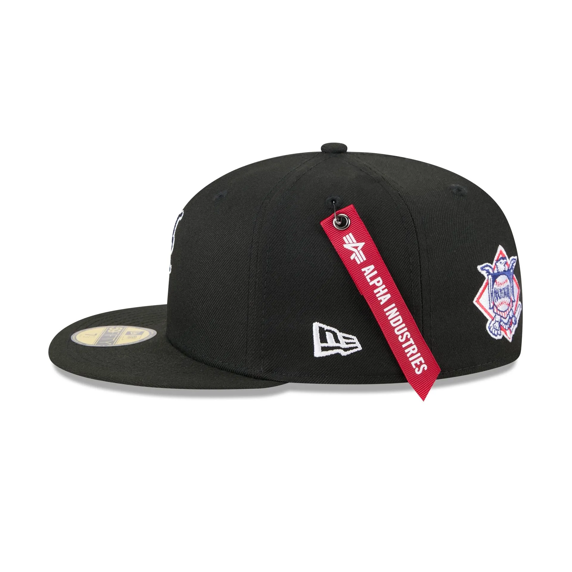 Alpha Industries x New York Mets Black 59FIFTY Fitted Hat sold by New Era product image thumbnail 4
