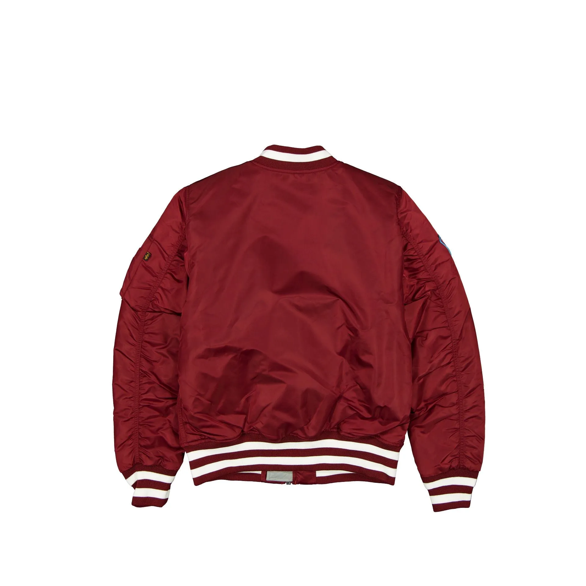 Alpha Industries x Philadelphia Phillies Cooperstown Maroon MA-1 Bomber Jacket sold by New Era product image thumbnail 2