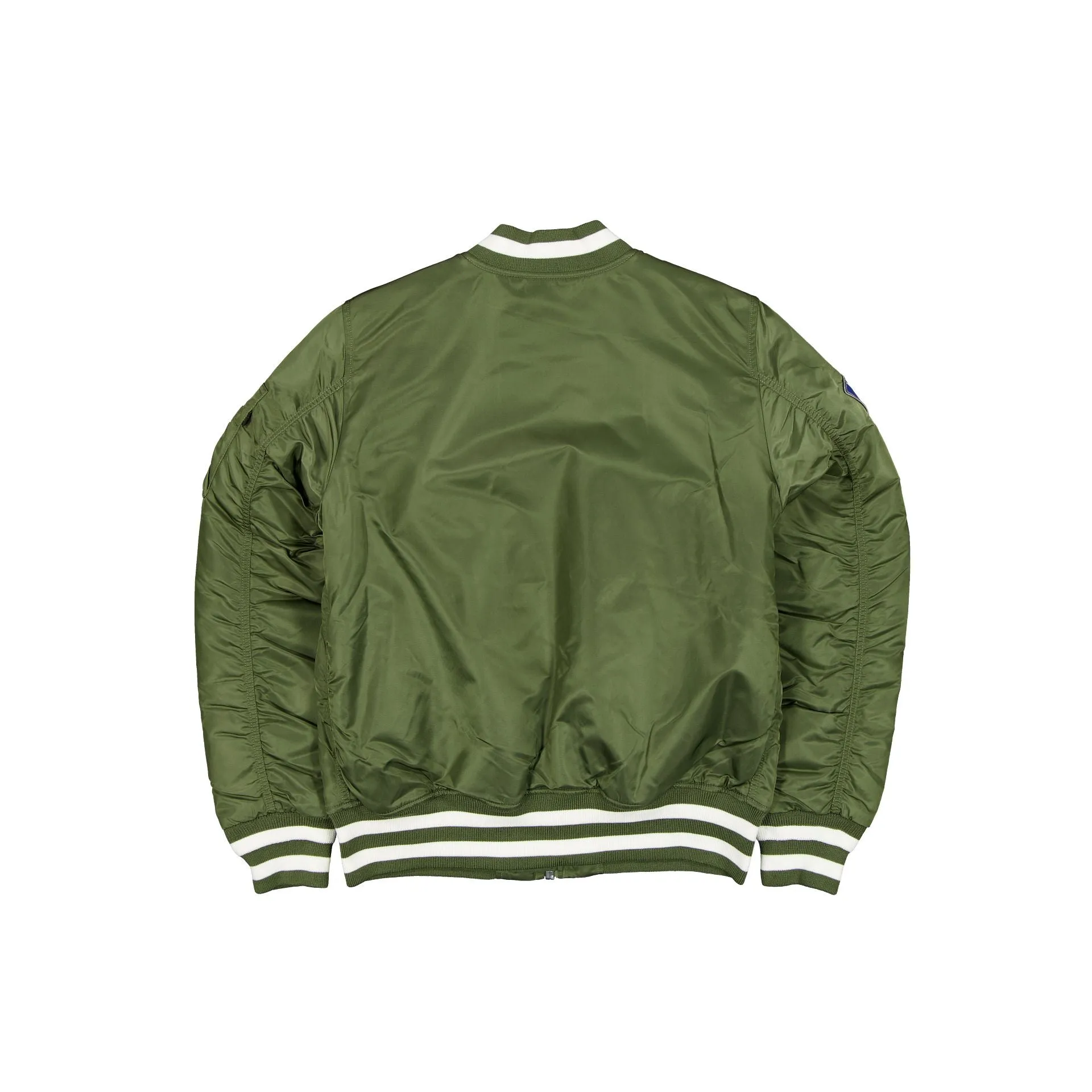 Alpha Industries x Los Angeles Dodgers Olive Green MA-1 Bomber Jacket sold by New Era product image thumbnail 2