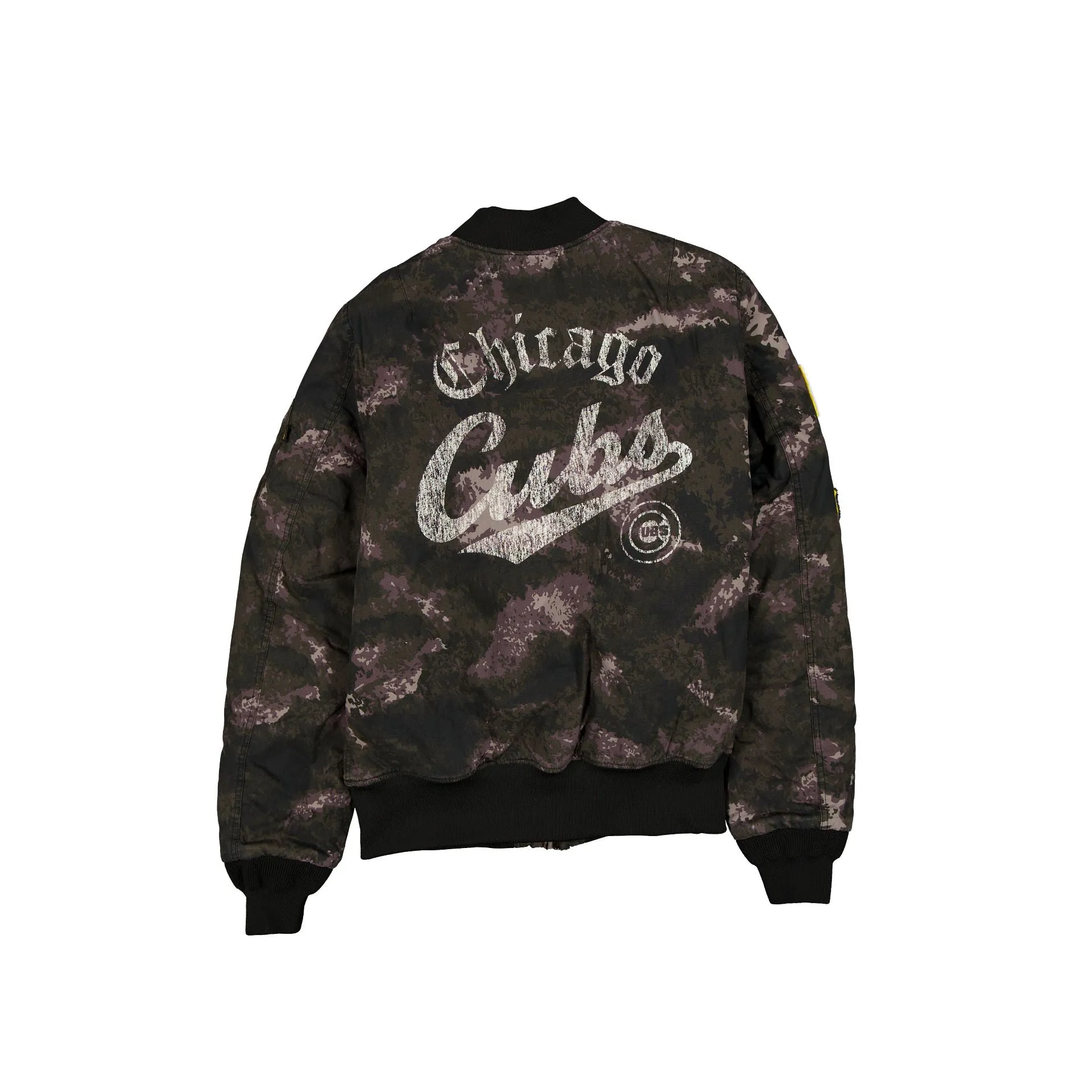 Alpha Industries x Chicago Cubs Black Camo MA-1 Bomber Jacket sold by New Era product image thumbnail 3
