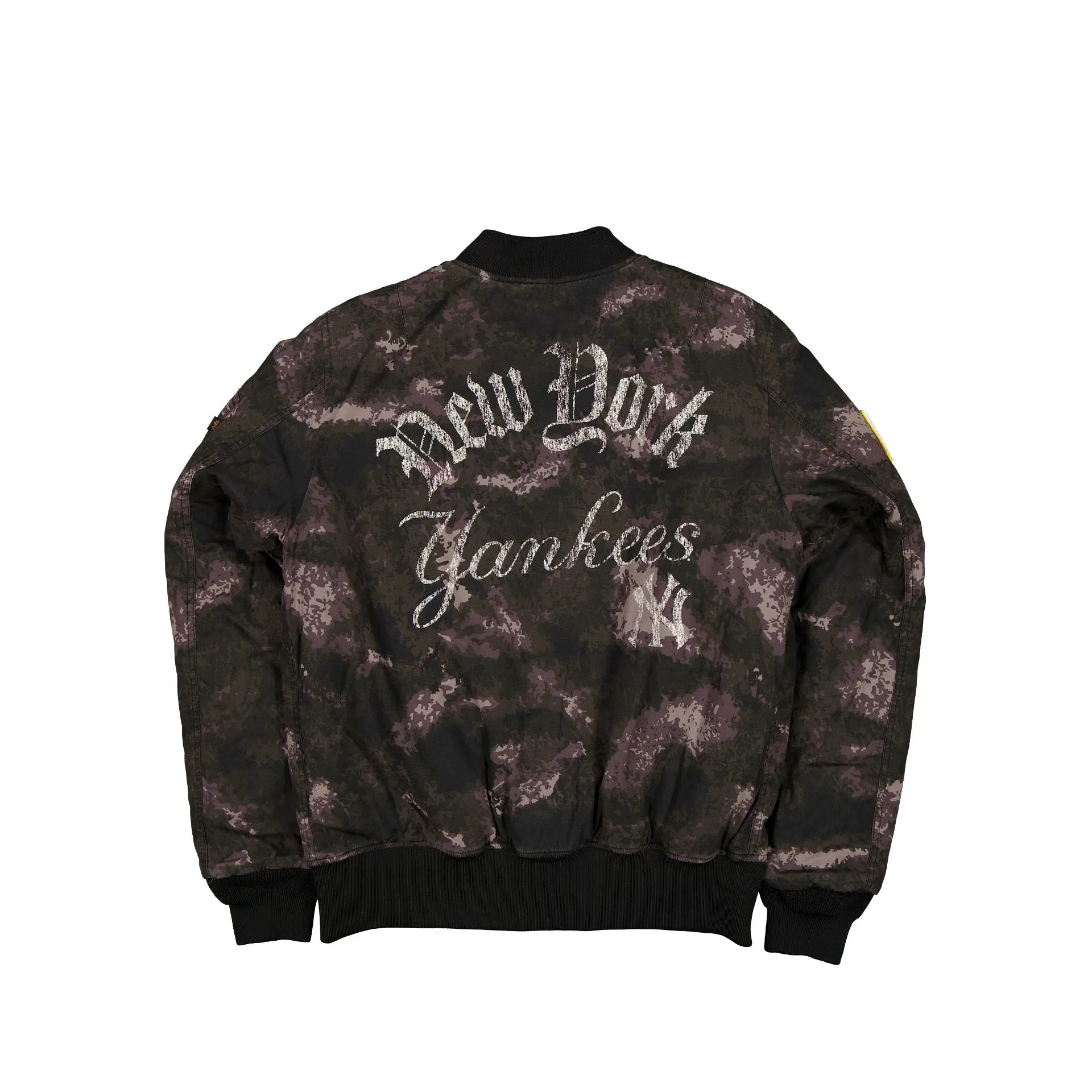 Alpha Industries x New York Yankees Black Camo MA-1 Bomber Jacket sold by New Era product image thumbnail 3