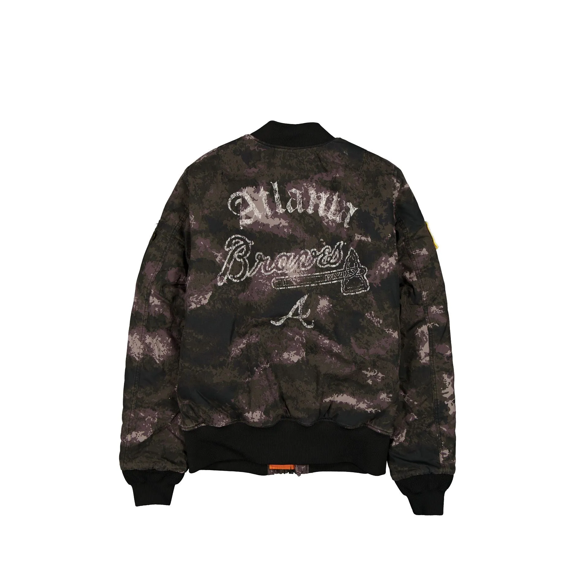 Alpha Industries x Atlanta Braves Black Camo MA-1 Bomber Jacket sold by New Era product image thumbnail 3