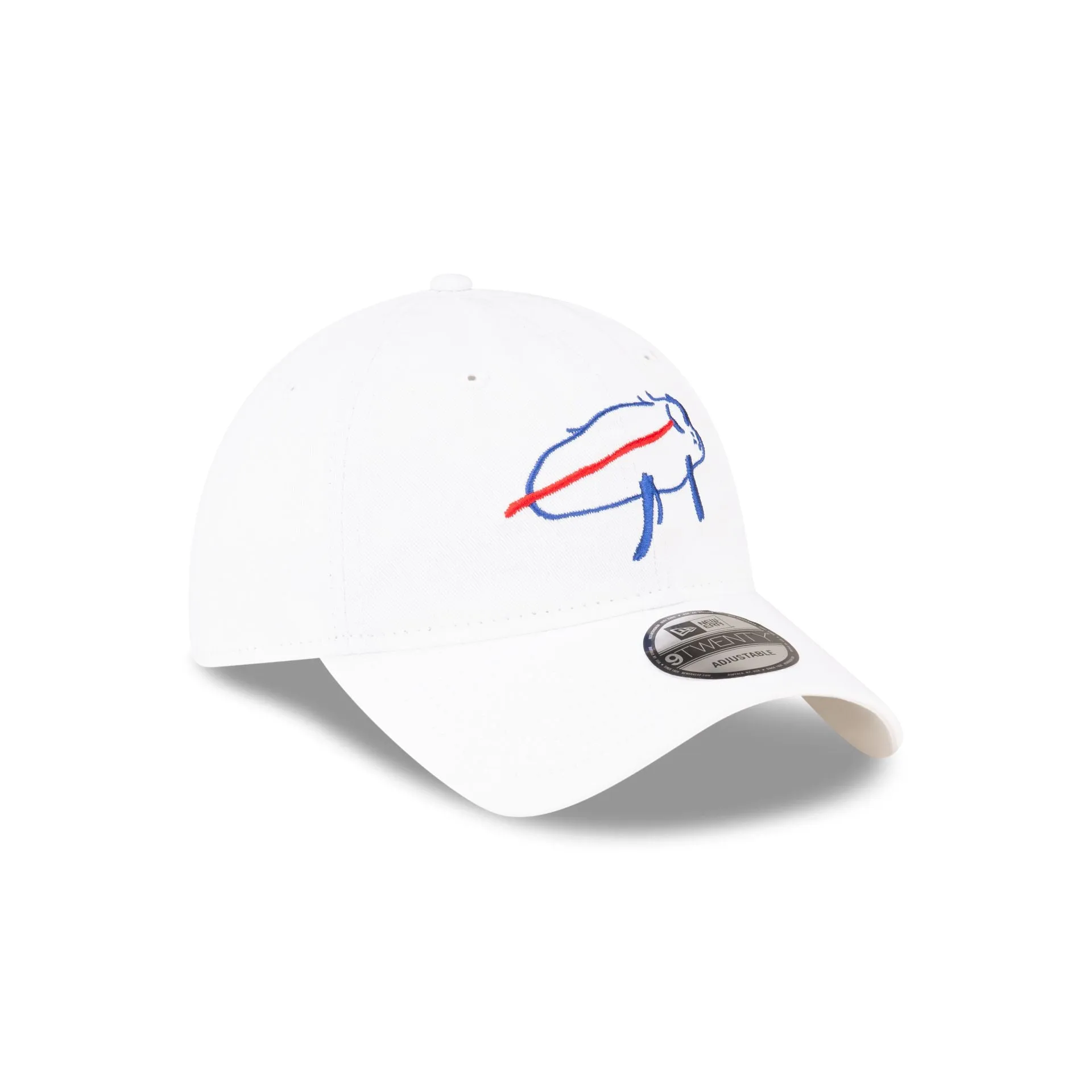 Buffalo Bills Billustration White 9TWENTY Adjustable Hat sold by New Era product image thumbnail 3