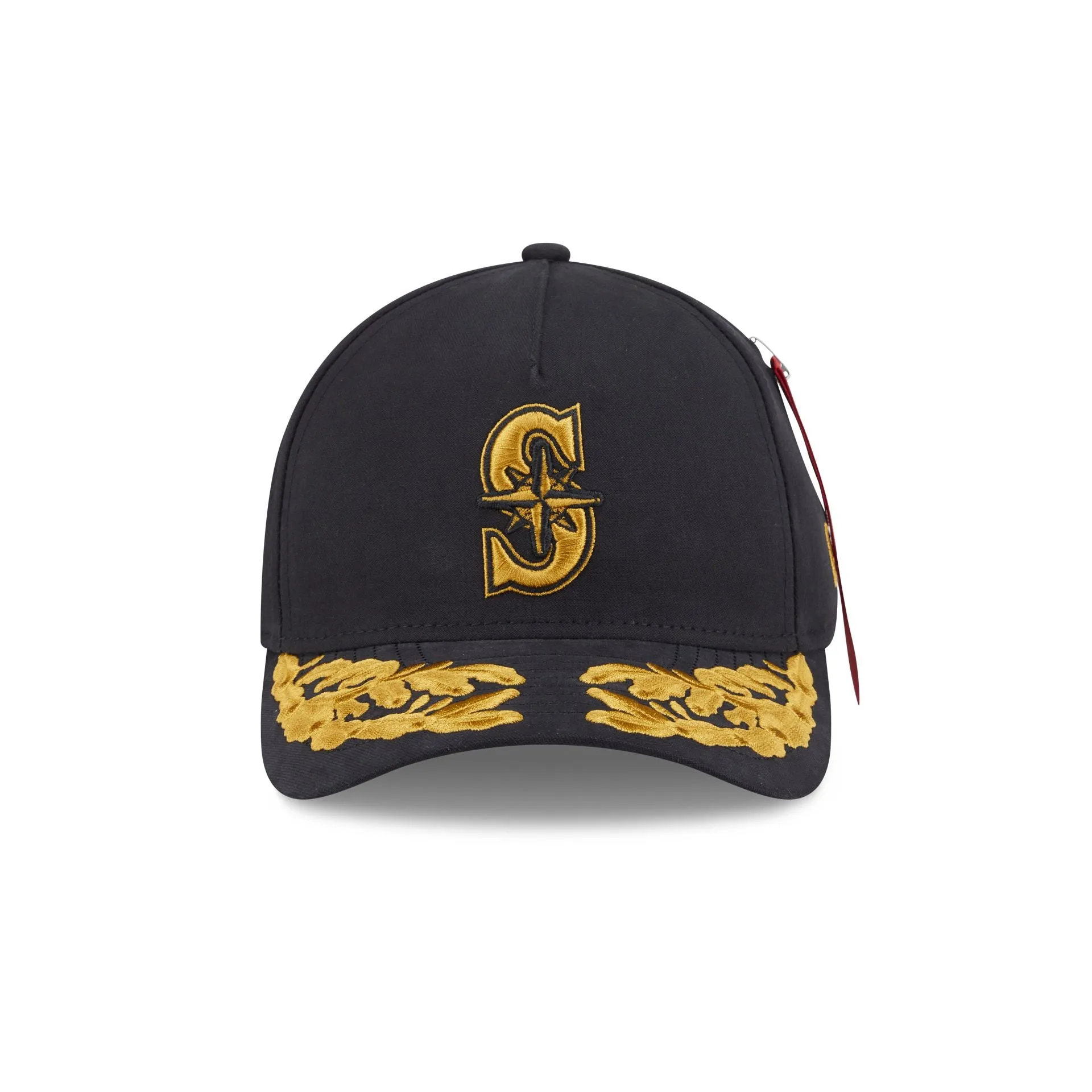 Alpha Industries x Seattle Mariners Black 9FORTY M-Crown A-Frame Snapback Hat sold by New Era product image thumbnail 2