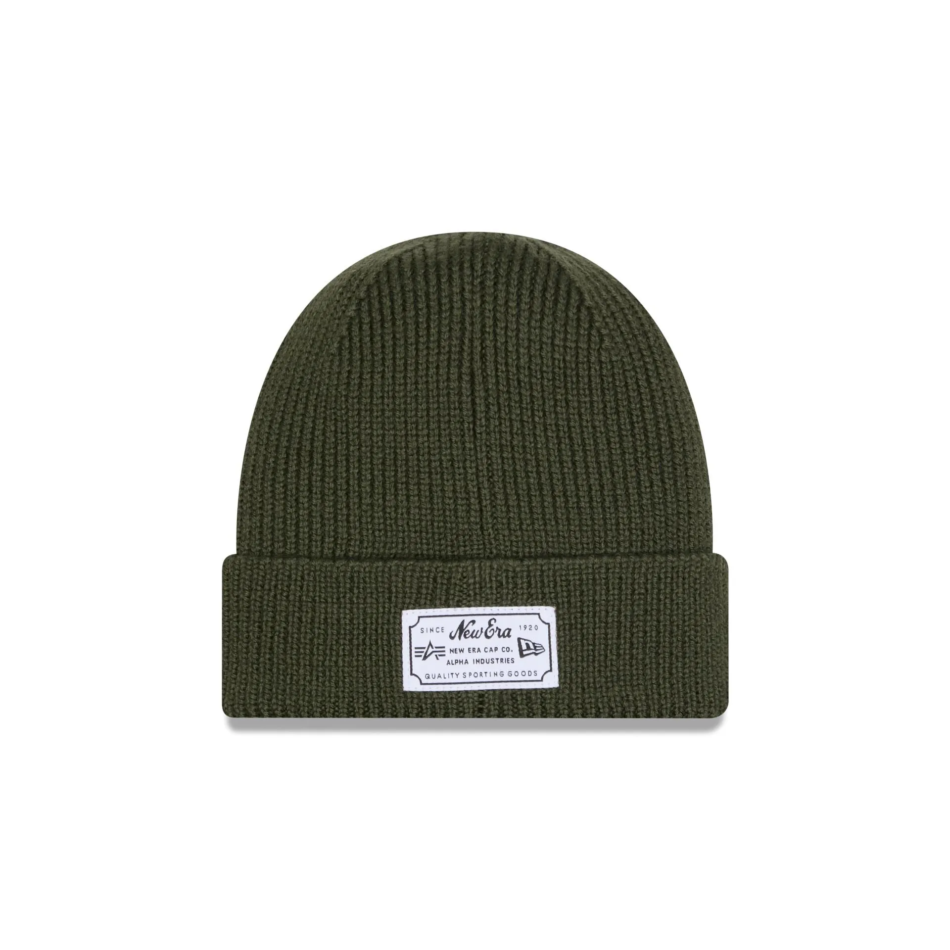 Alpha Industries x Boston Red Sox Olive Green Cuff Knit Hat sold by New Era product image thumbnail 3