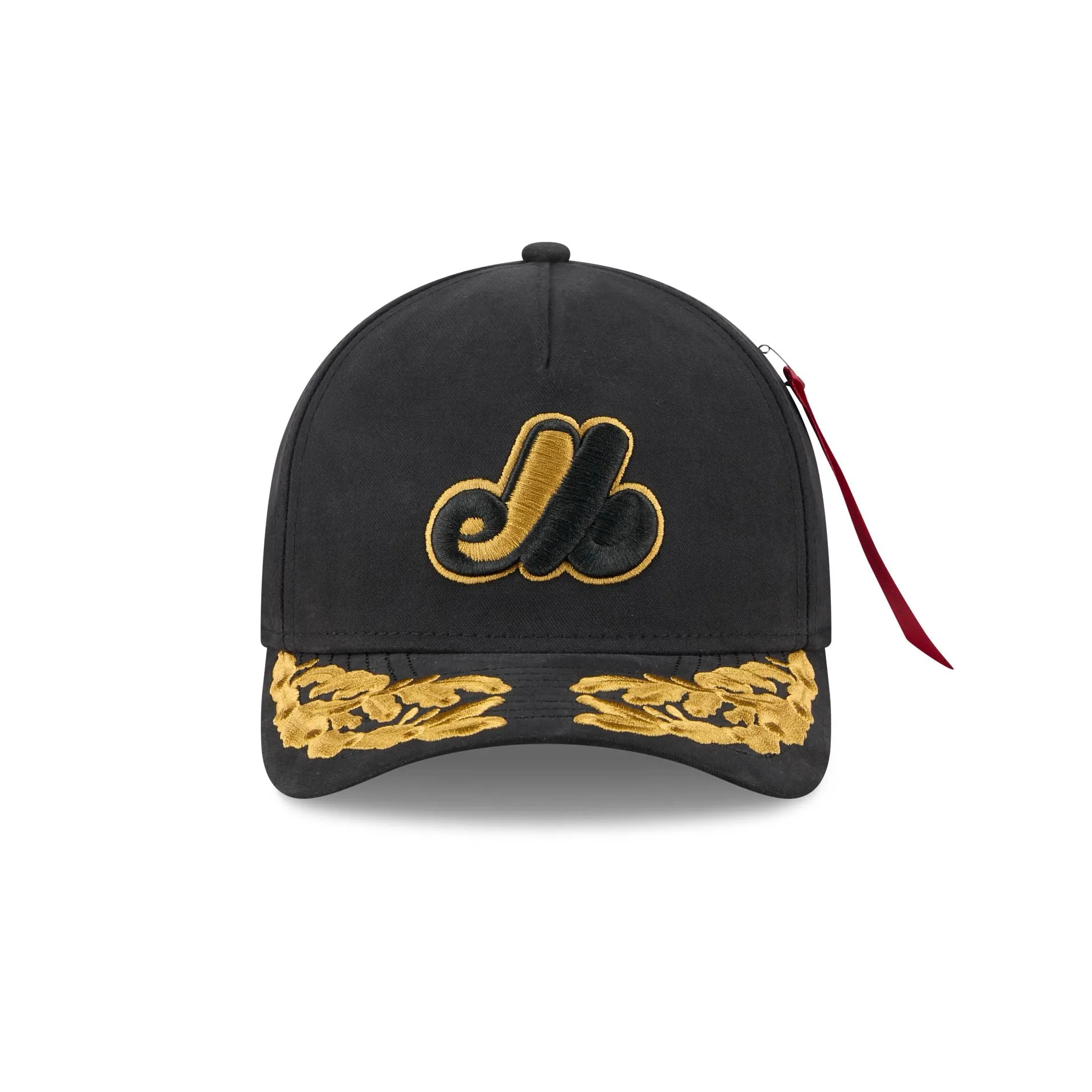 Alpha Industries x Montreal Expos Black 9FORTY M-Crown A-Frame Snapback Hat sold by New Era product image thumbnail 2