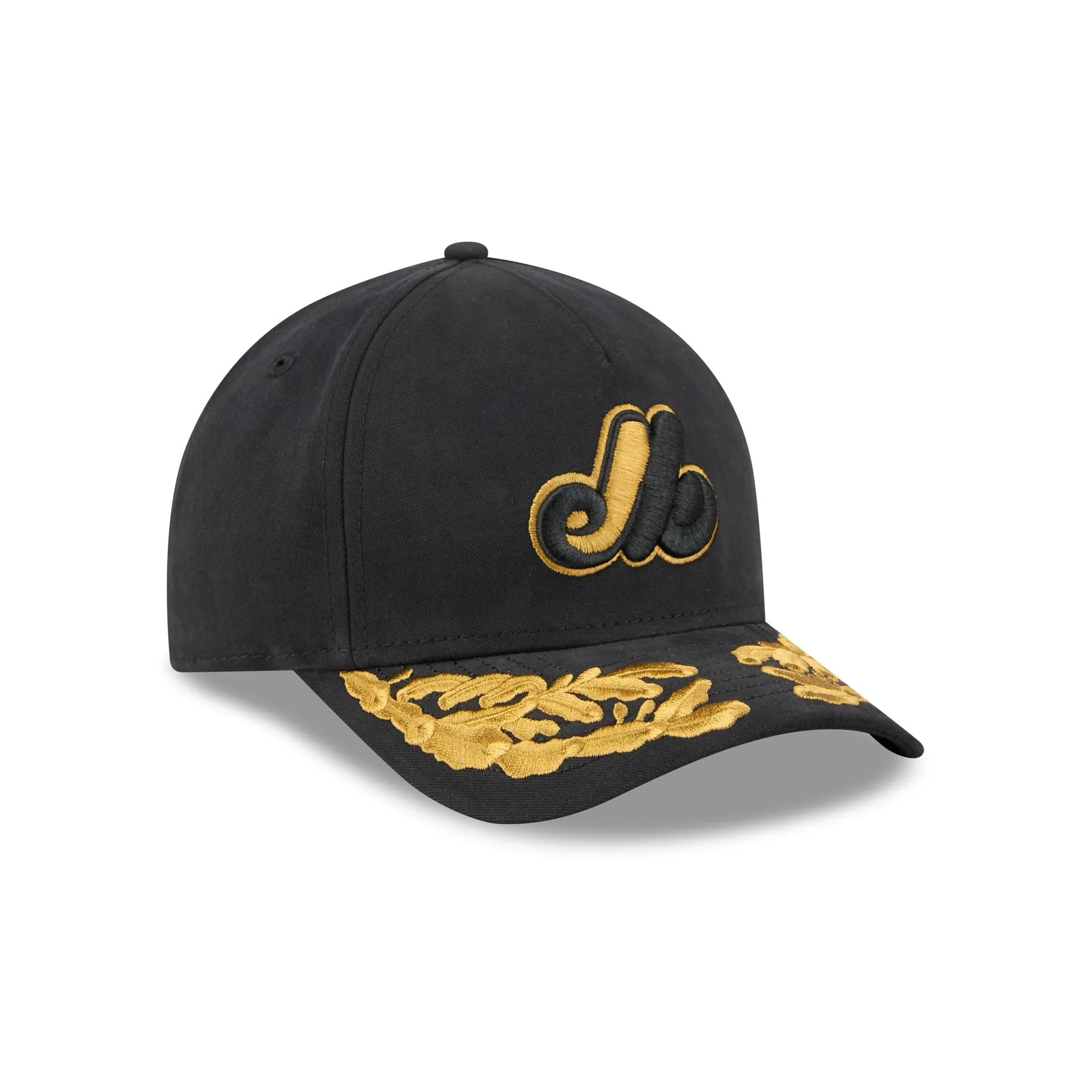 Alpha Industries x Montreal Expos Black 9FORTY M-Crown A-Frame Snapback Hat sold by New Era product image thumbnail 3