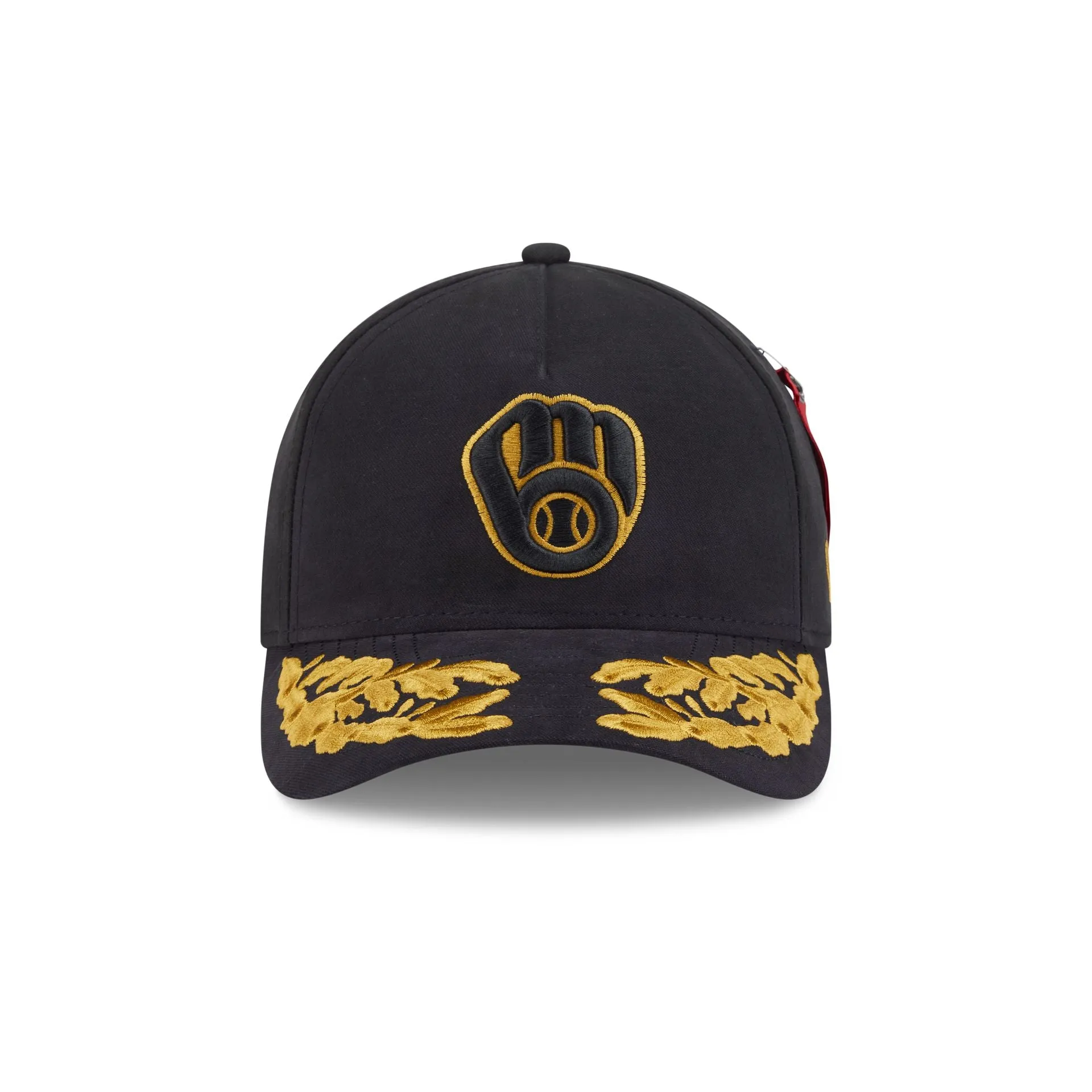 Alpha Industries x Milwaukee Brewers Black 9FORTY M-Crown A-Frame Snapback Hat sold by New Era product image thumbnail 2