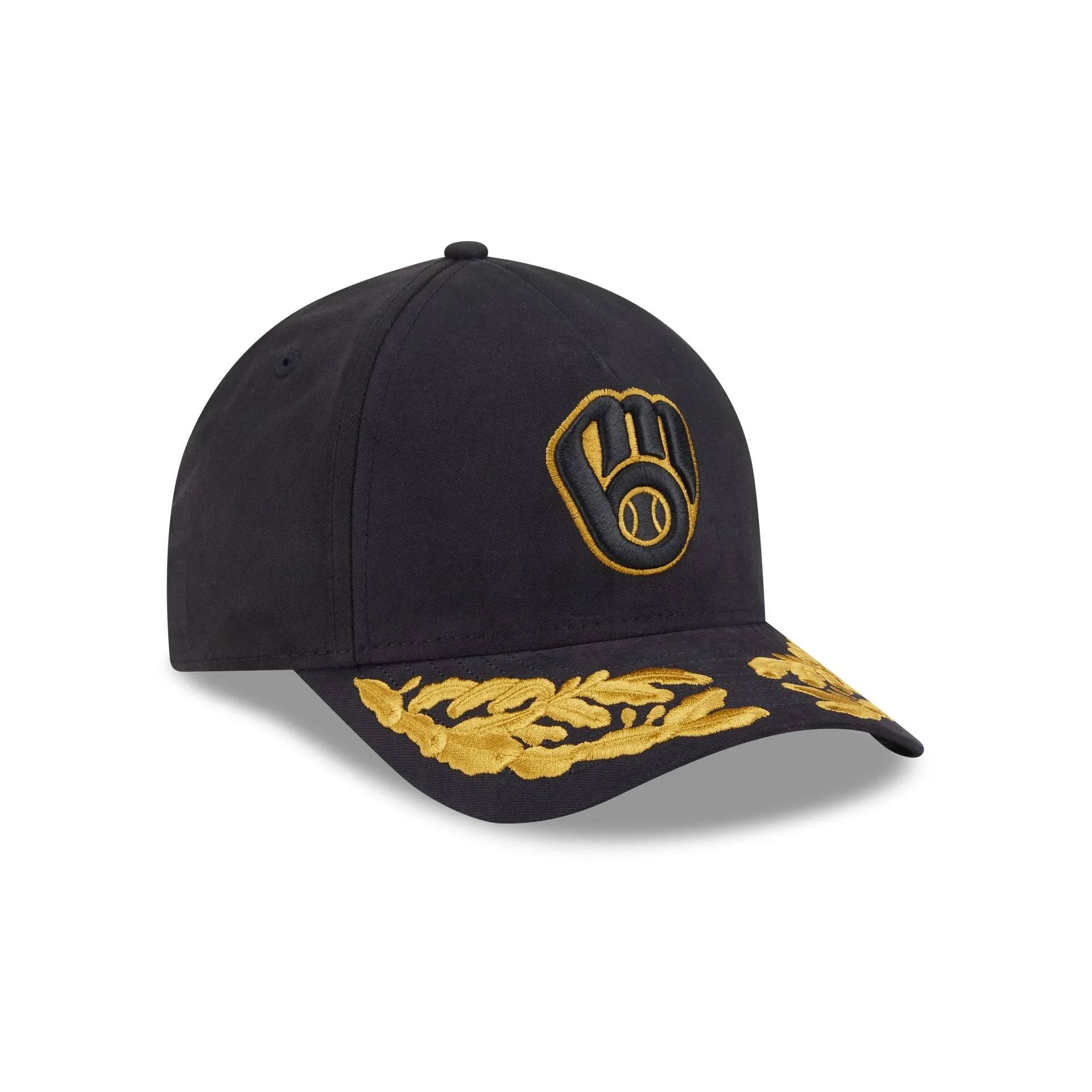Alpha Industries x Milwaukee Brewers Black 9FORTY M-Crown A-Frame Snapback Hat sold by New Era product image thumbnail 3