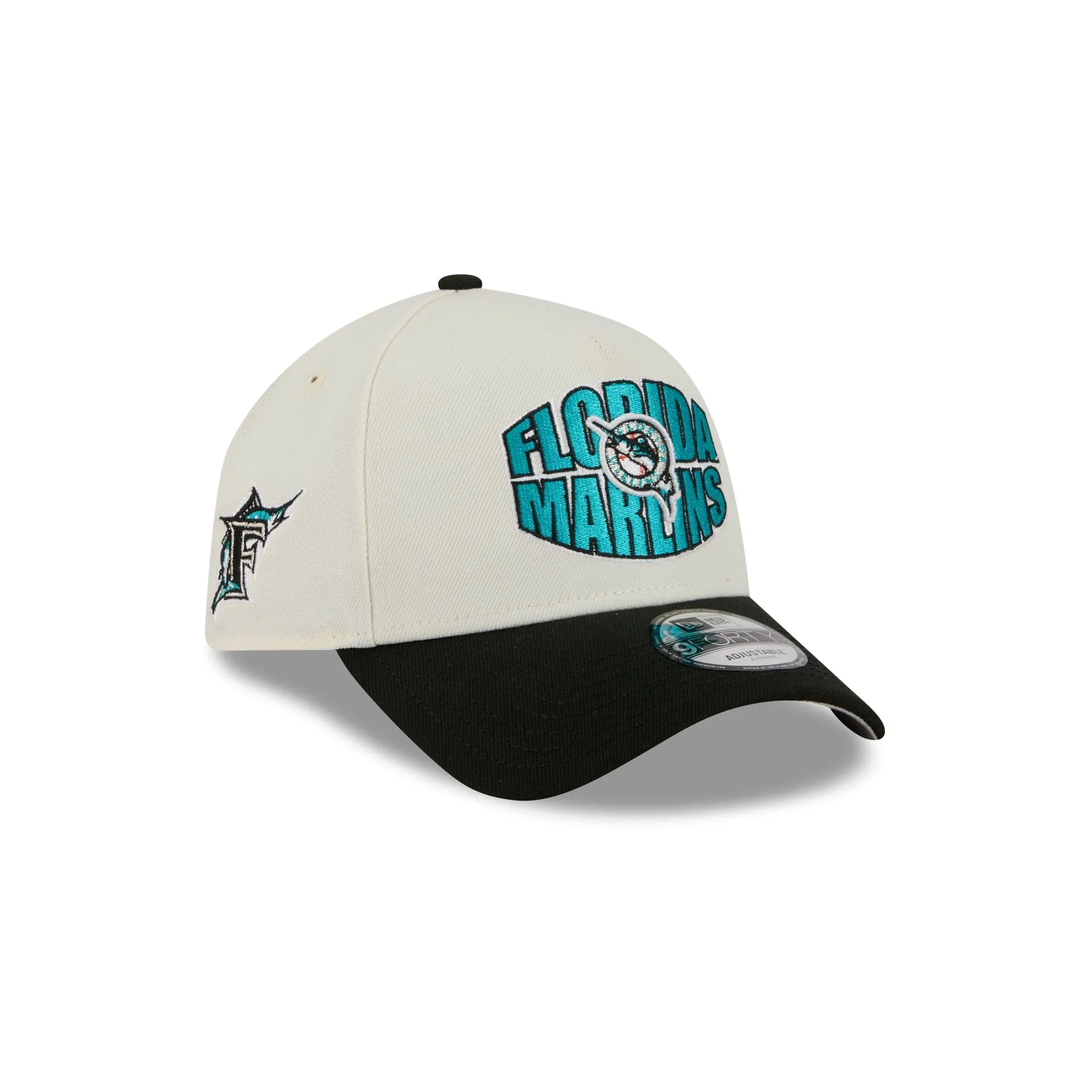 Miami Marlins Classic Tones 9FORTY A-Frame Snapback Hat sold by New Era