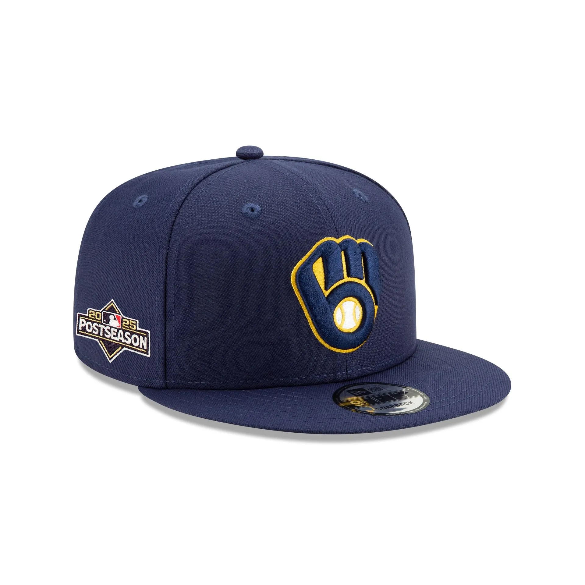 Milwaukee Brewers 2025 Postseason Side Patch 9FIFTY Snapback Hat sold by New Era