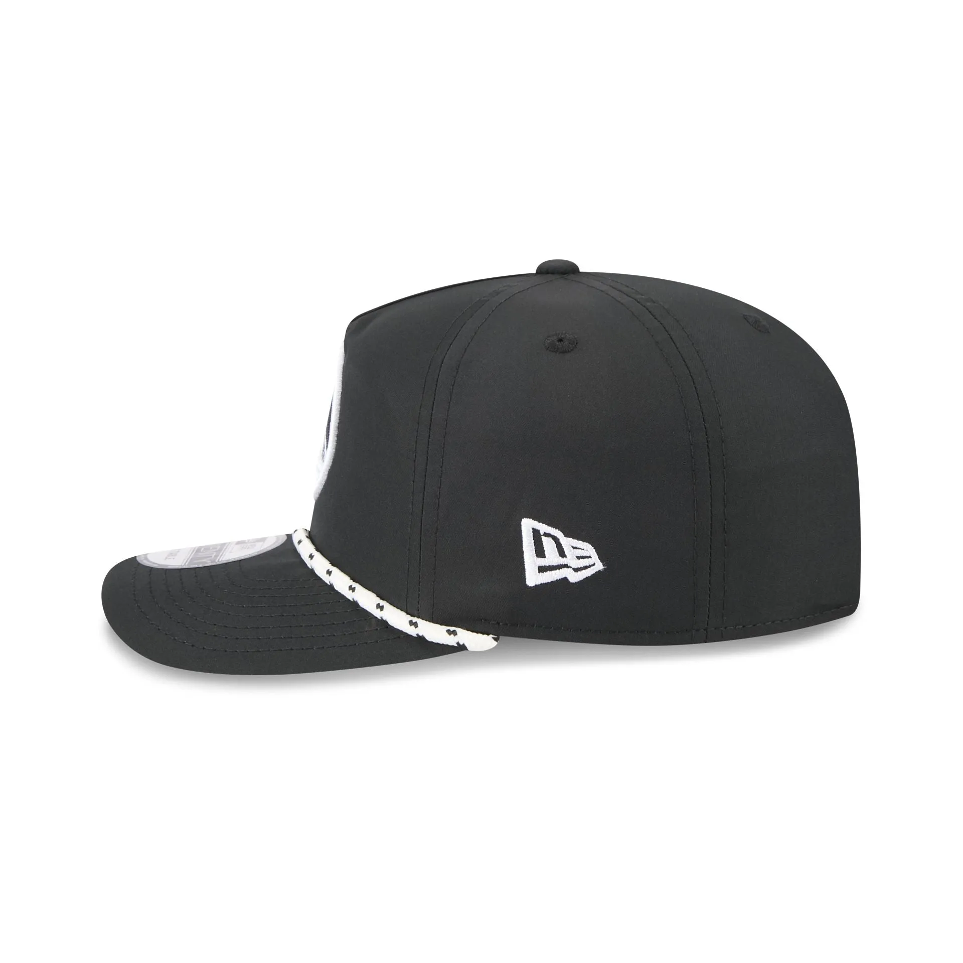 Golden State Warriors Black and White Rope 19TWENTY Snapback Hat sold by New Era product image thumbnail 4