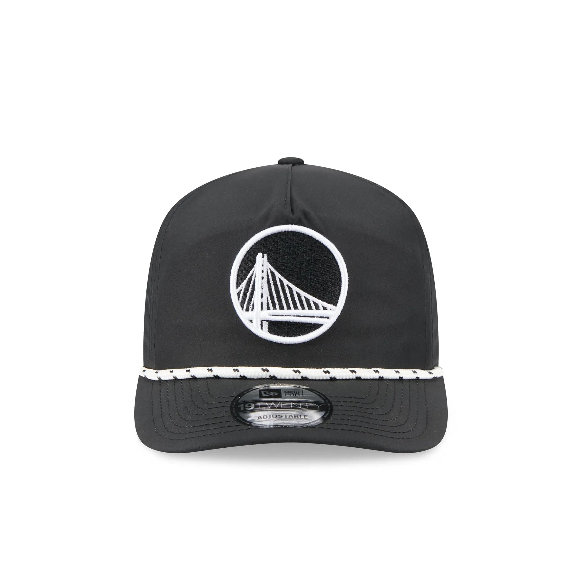Golden State Warriors Black and White Rope 19TWENTY Snapback Hat sold by New Era product image thumbnail 2