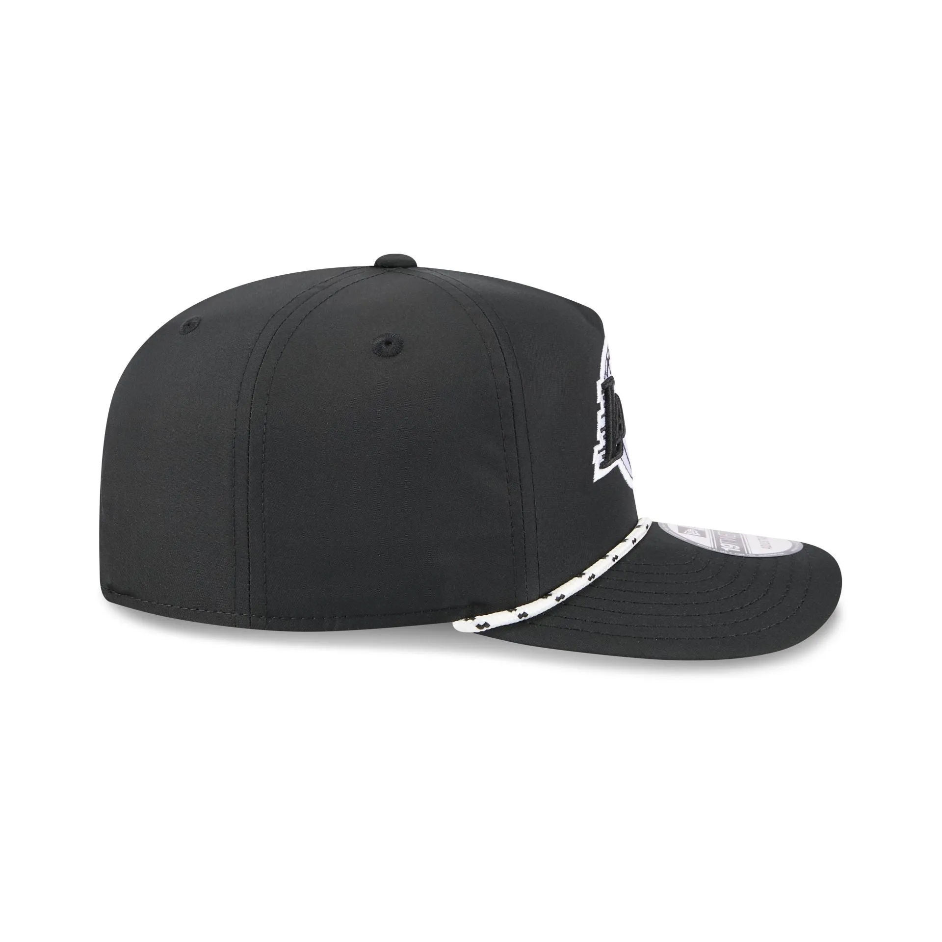 Los Angeles Lakers Black and White Rope 19TWENTY Snapback Hat sold by New Era product image thumbnail 5