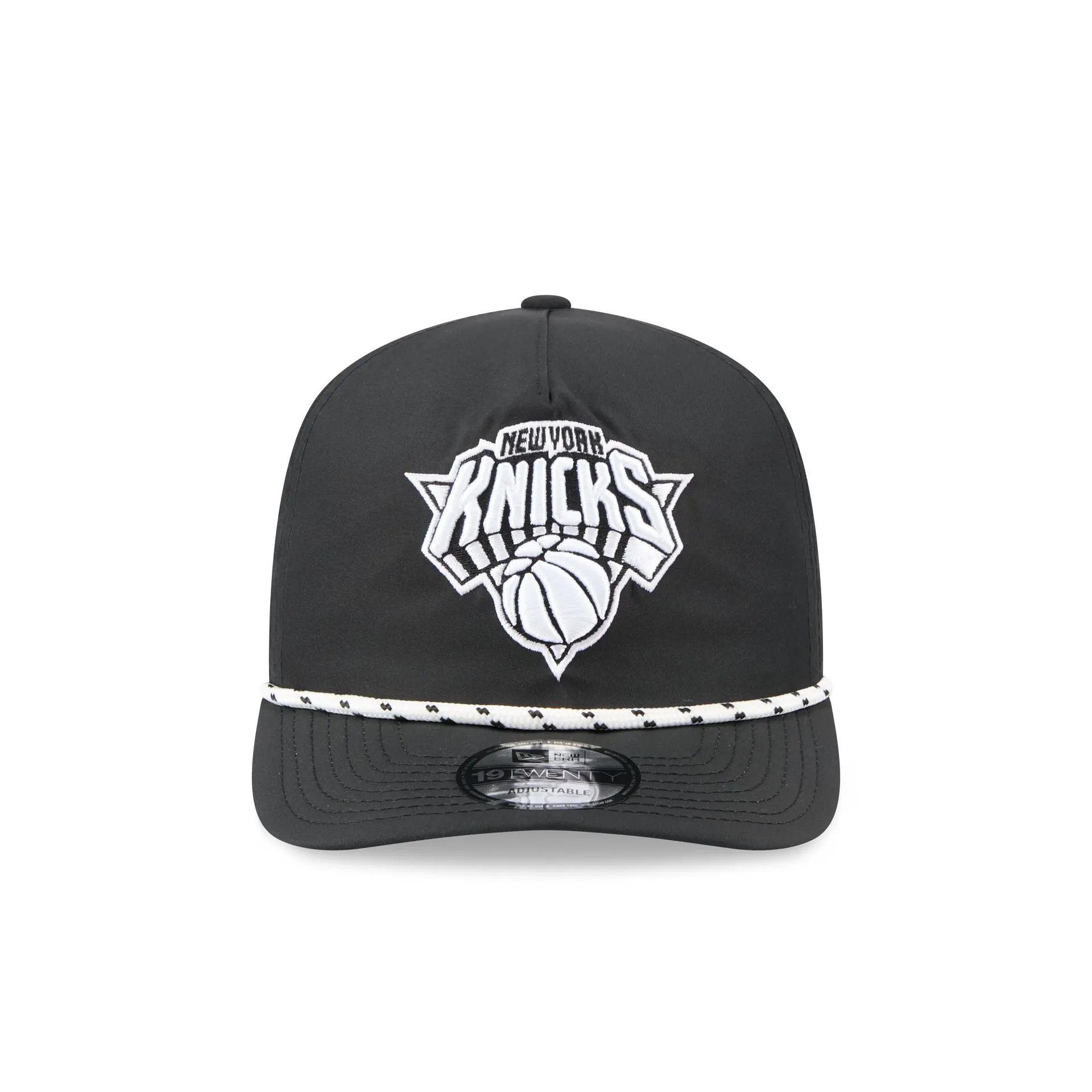 New York Knicks Black and White Rope 19TWENTY Snapback Hat sold by New Era product image thumbnail 2