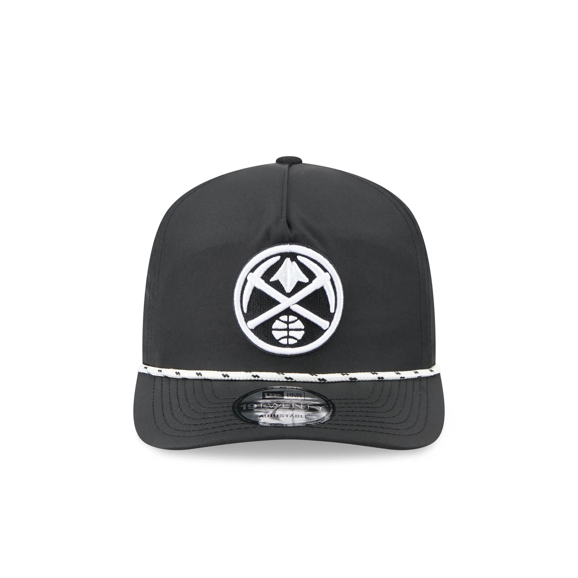 Denver Nuggets Black and White Rope 19TWENTY Snapback Hat sold by New Era product image thumbnail 2