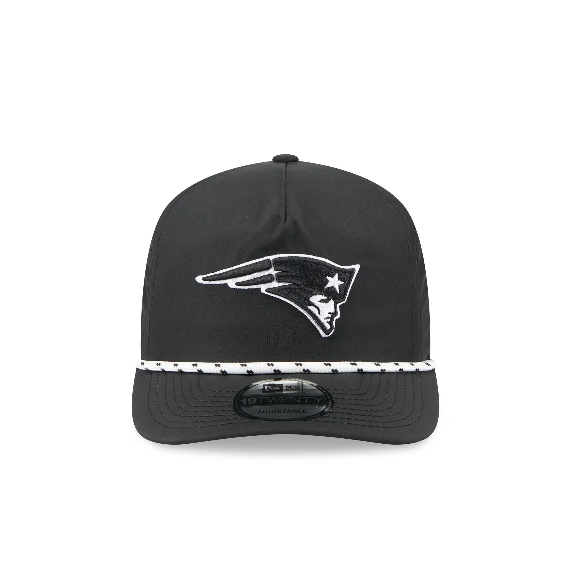 New England Patriots Black and White Rope 19TWENTY Snapback Hat sold by New Era product image thumbnail 2