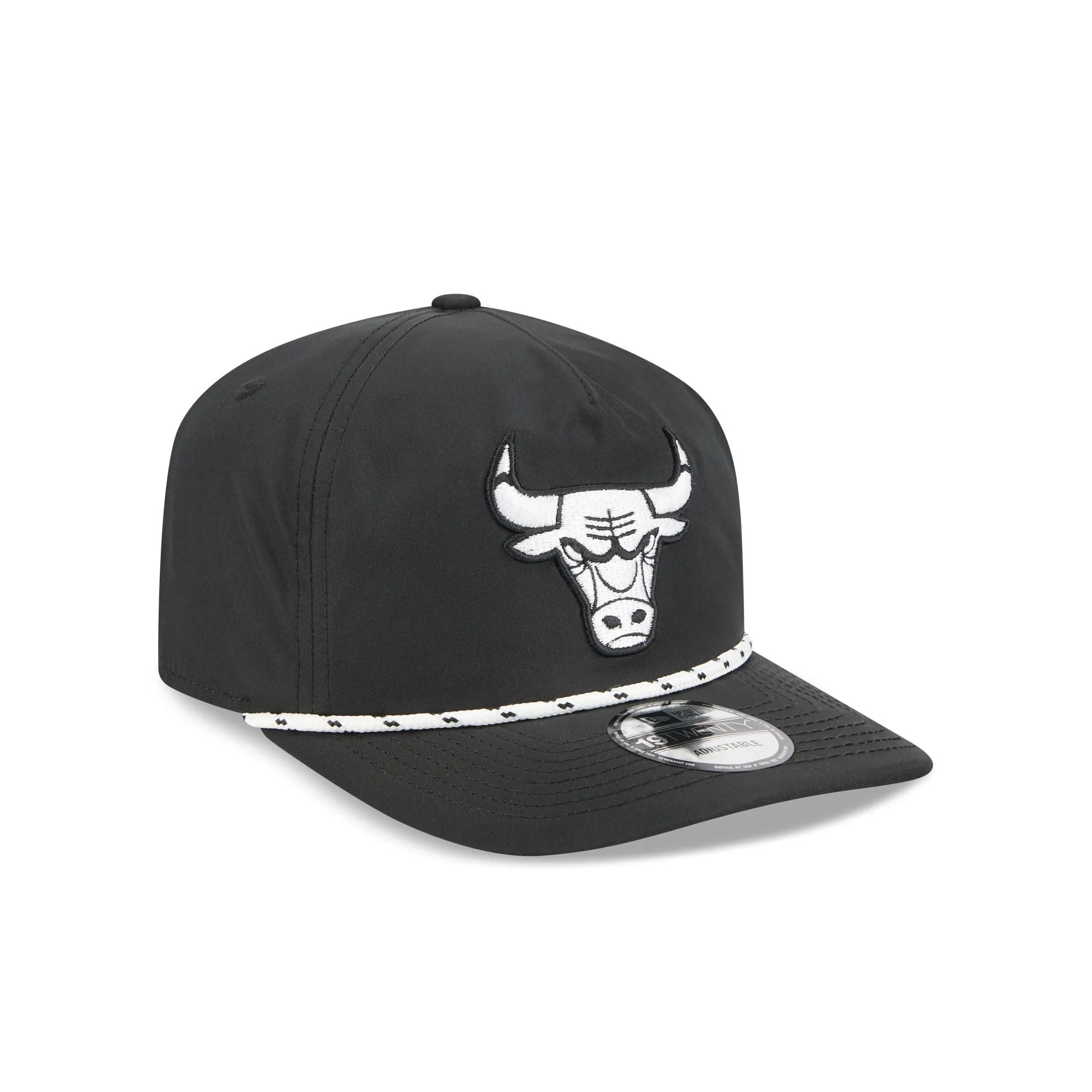 Chicago Bulls Black and White Rope 19TWENTY Snapback Hat sold by New Era product image thumbnail 3