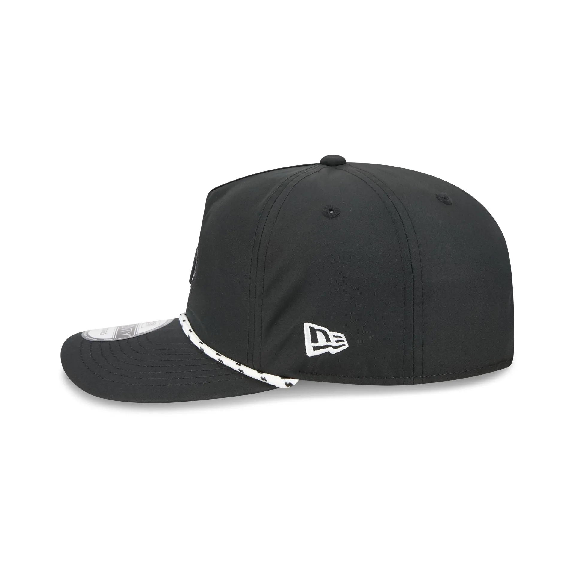 Brooklyn Nets Black and White Rope 19TWENTY Snapback Hat sold by New Era product image thumbnail 4